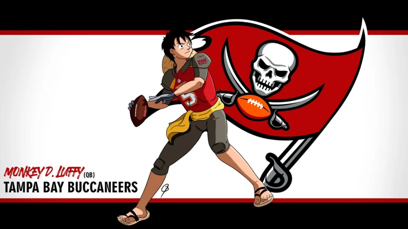 <strong>Monkey D. Ruffy (Tampa Bay Buccaneers)</strong>