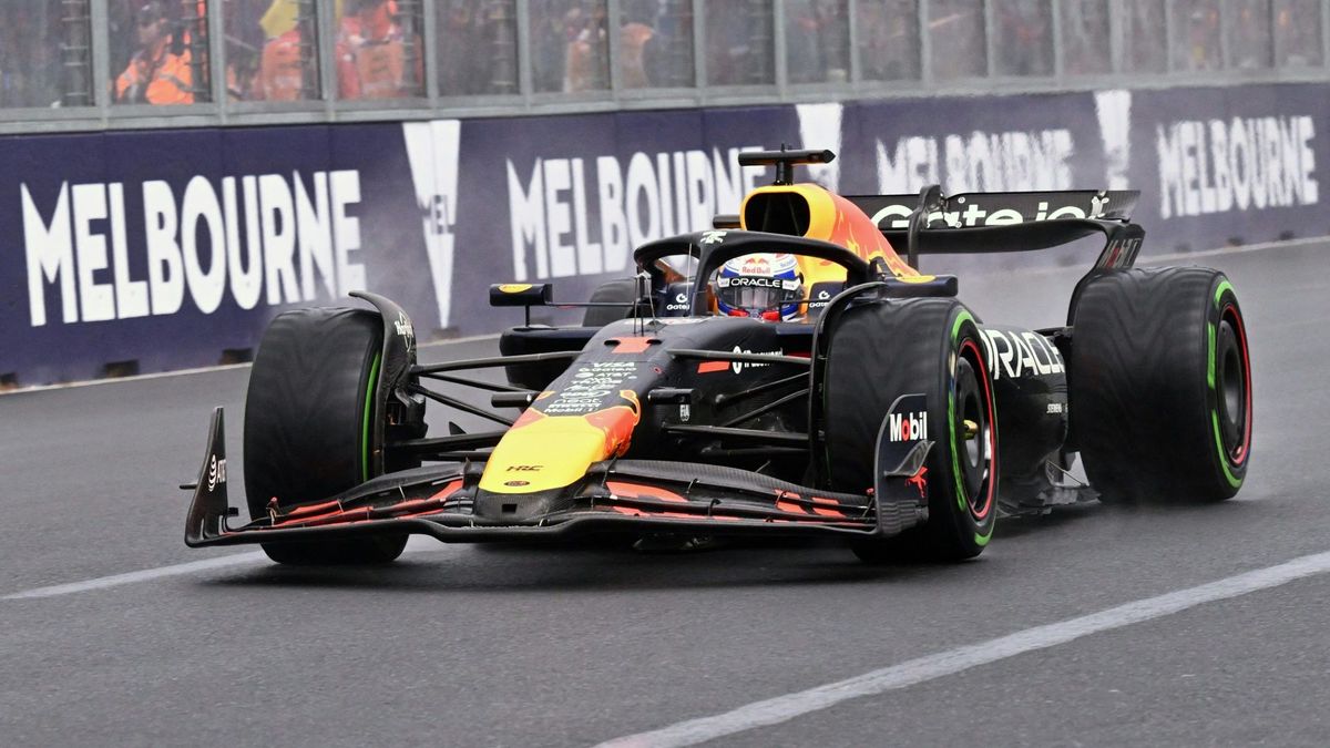 Max Verstappen im März in Melbourne