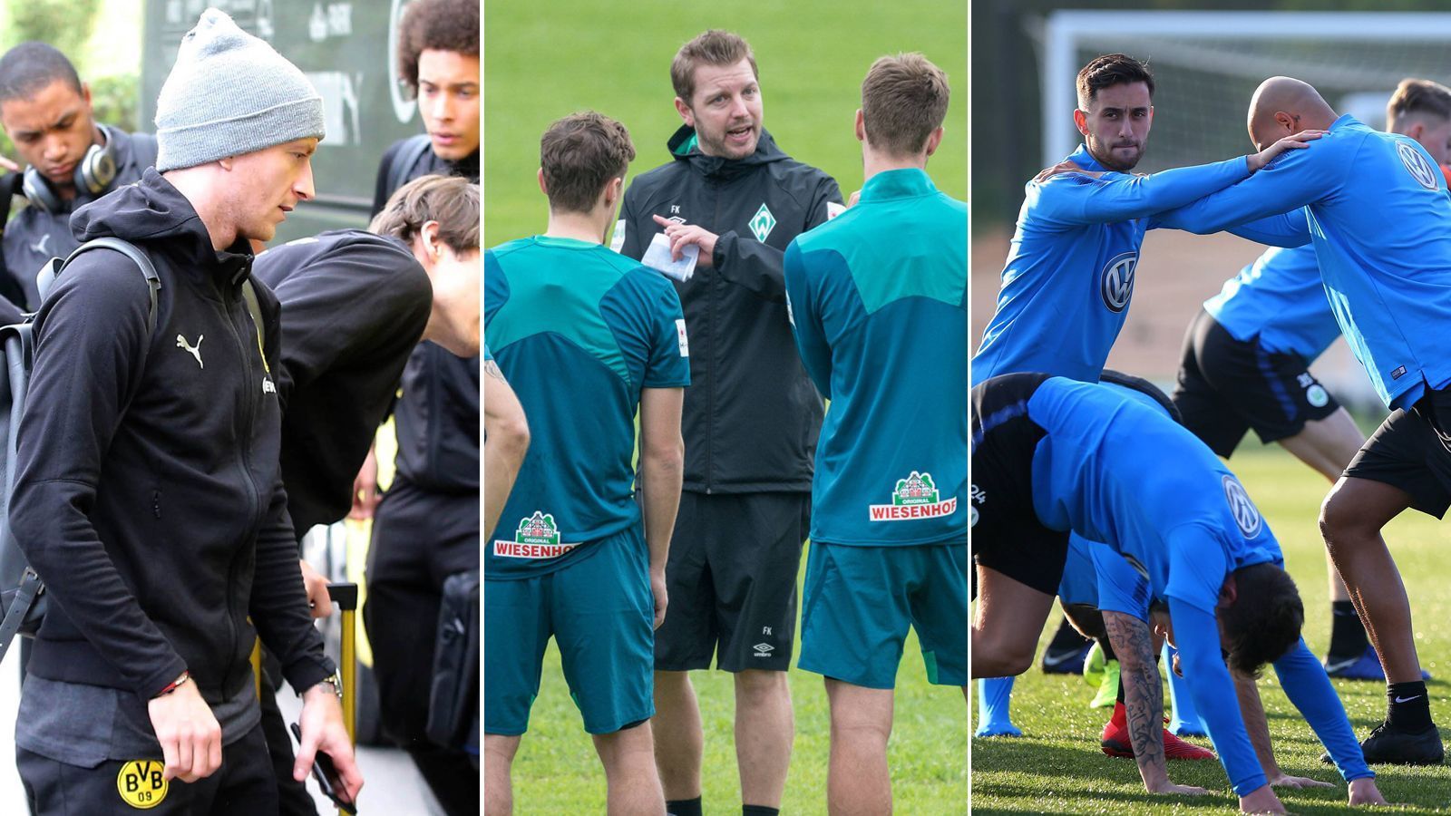 
                <strong>Die Bundesligisten im Winter-Trainingslager</strong><br>
                Derzeit machen sich die Bundesliga-Klubs für die Rückrunde fit. Den FC Bayern zieht es wie in den Vorjahren nach Katar, Werder Bremen und Eintracht Frankfurt fliegen sogar noch weiter in die Ferne. Die meisten Teams bereiten sich in Spanien auf die zweite Halbserie vor. Hertha BSC, Bayer Leverkusen, Hoffenheim und RB Leipzig trainieren daheim, statt wegzufliegen. ran.de zeigt die ersten Bilder der Bundesligisten im Trainingslager.
              