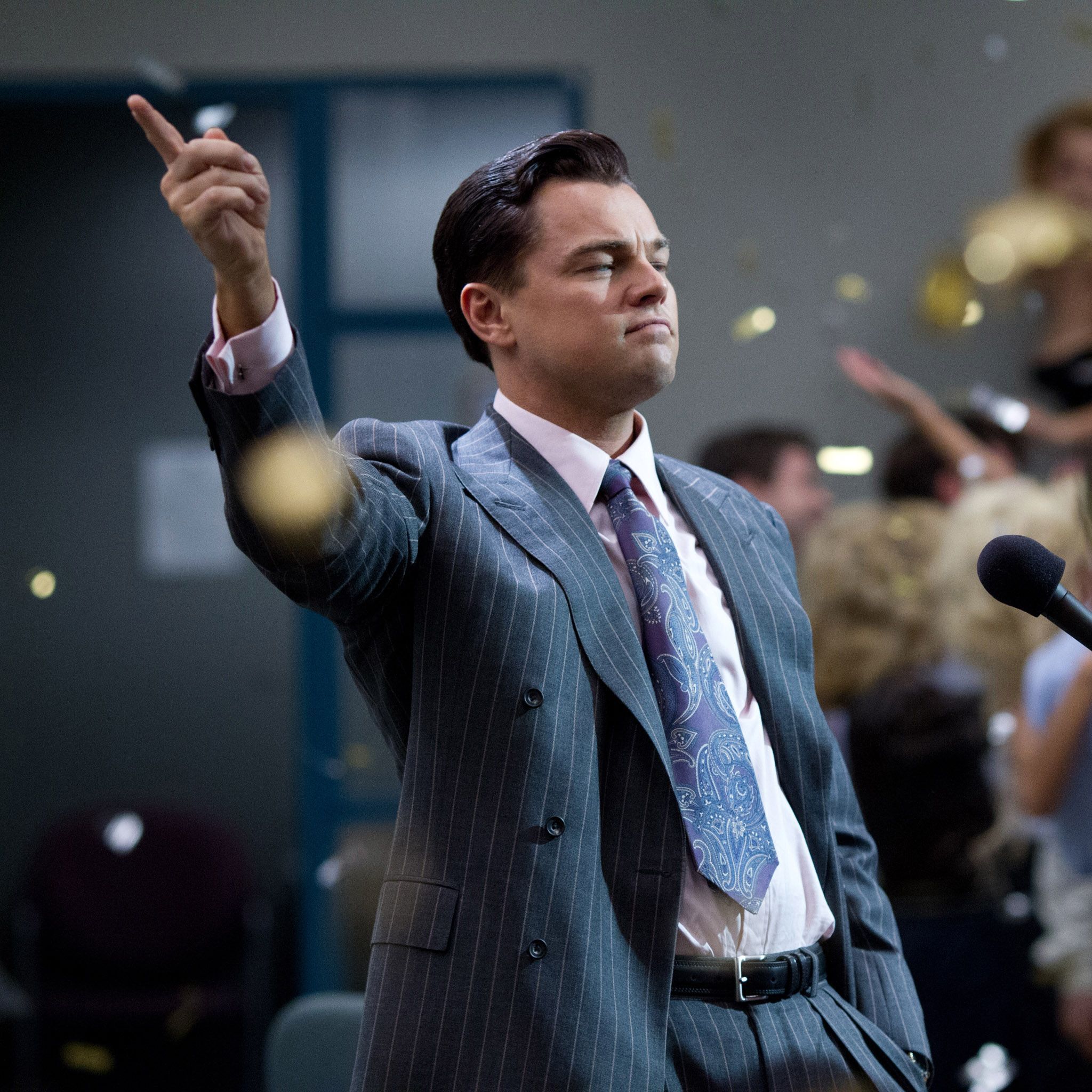 Leonardo DiCaprio als Jordan Belfort in "The wolf of wall street"