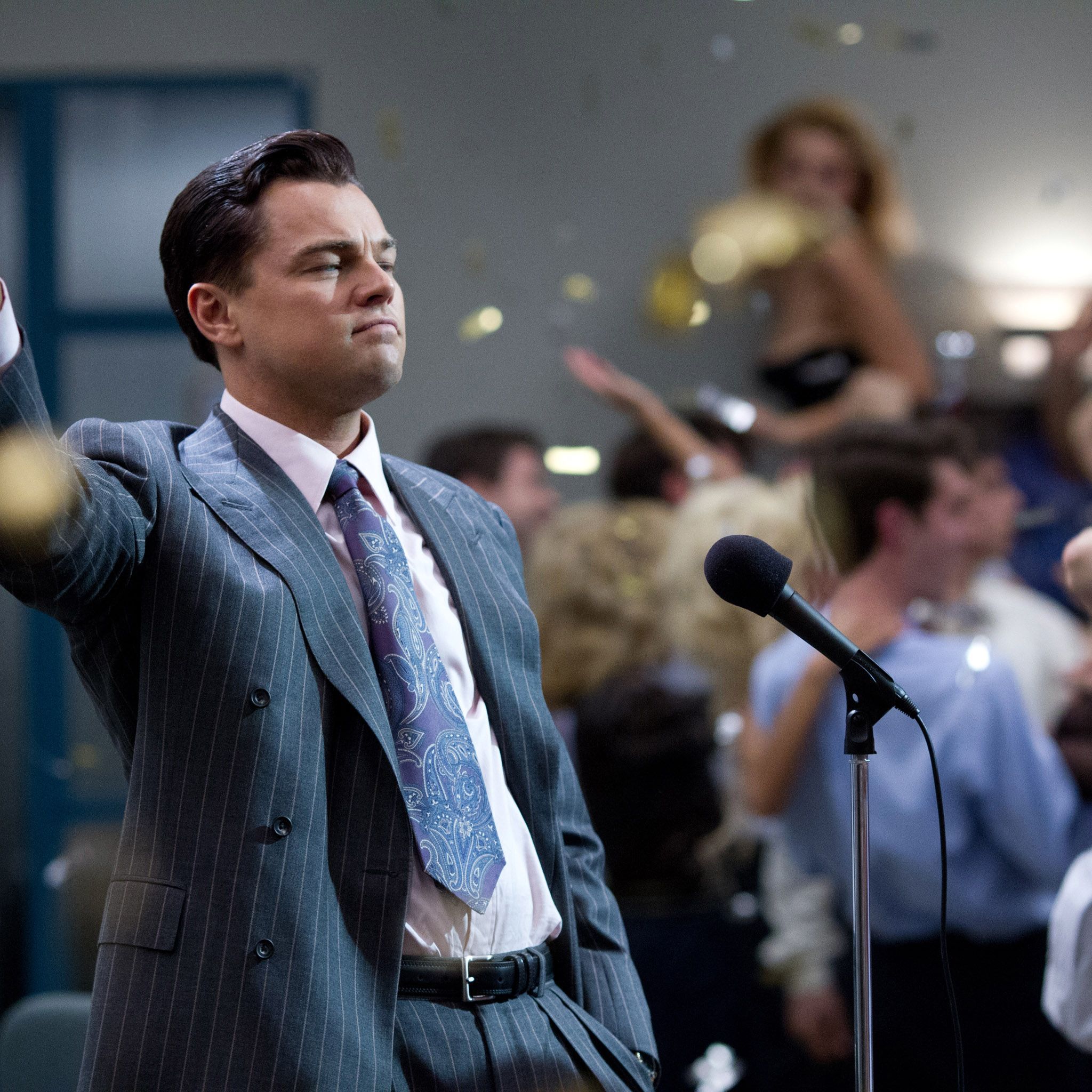 Leonardo DiCaprio als Jordan Belfort in "The wolf of wall street"