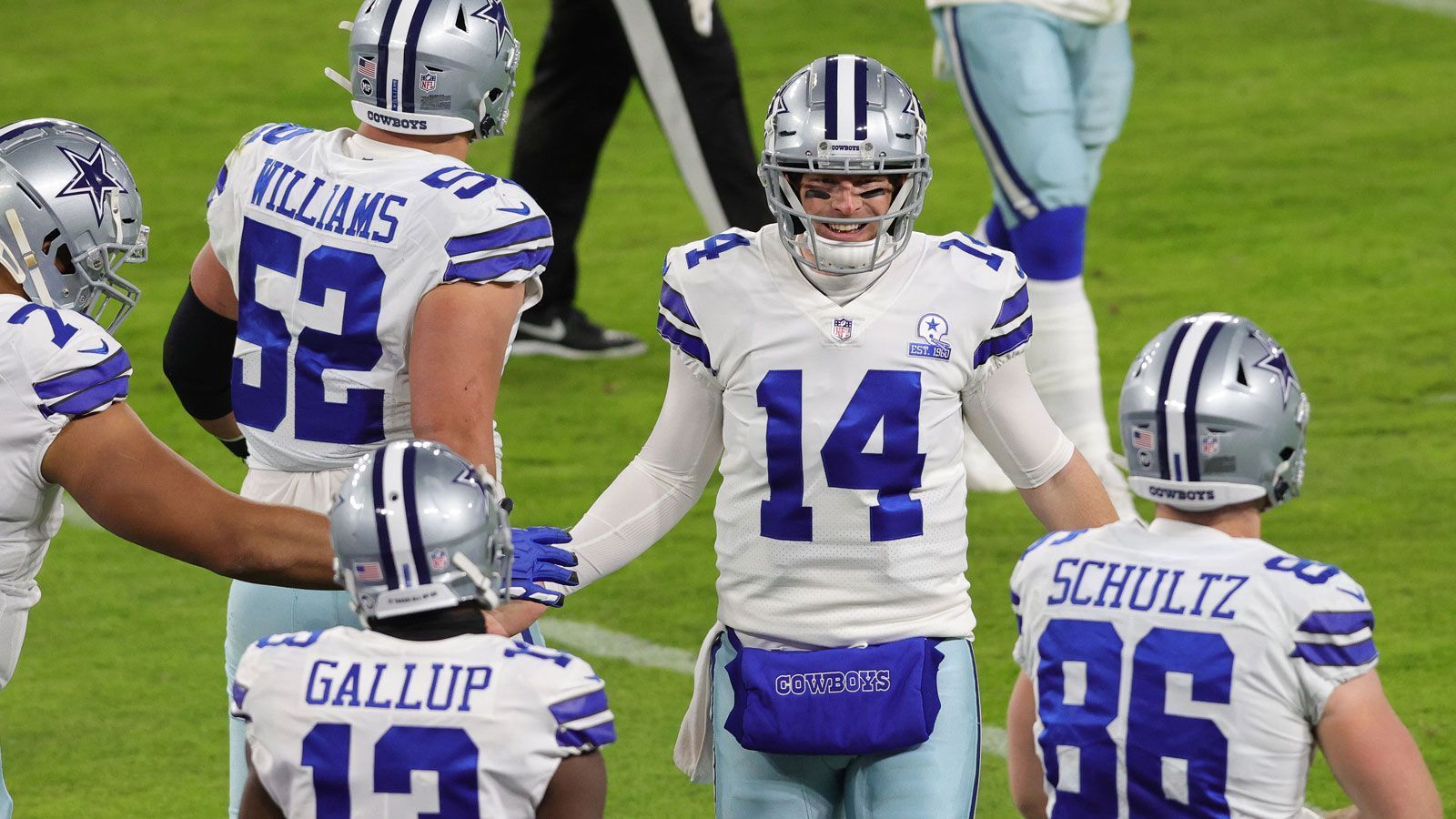 
                <strong>Dallas Cowboys (4-9/NFC East)</strong><br>
                Week 15: vs. San Francisco 49ers -Week 16: vs. Philadelphia Eagles -Week 17: at New York Giants
              