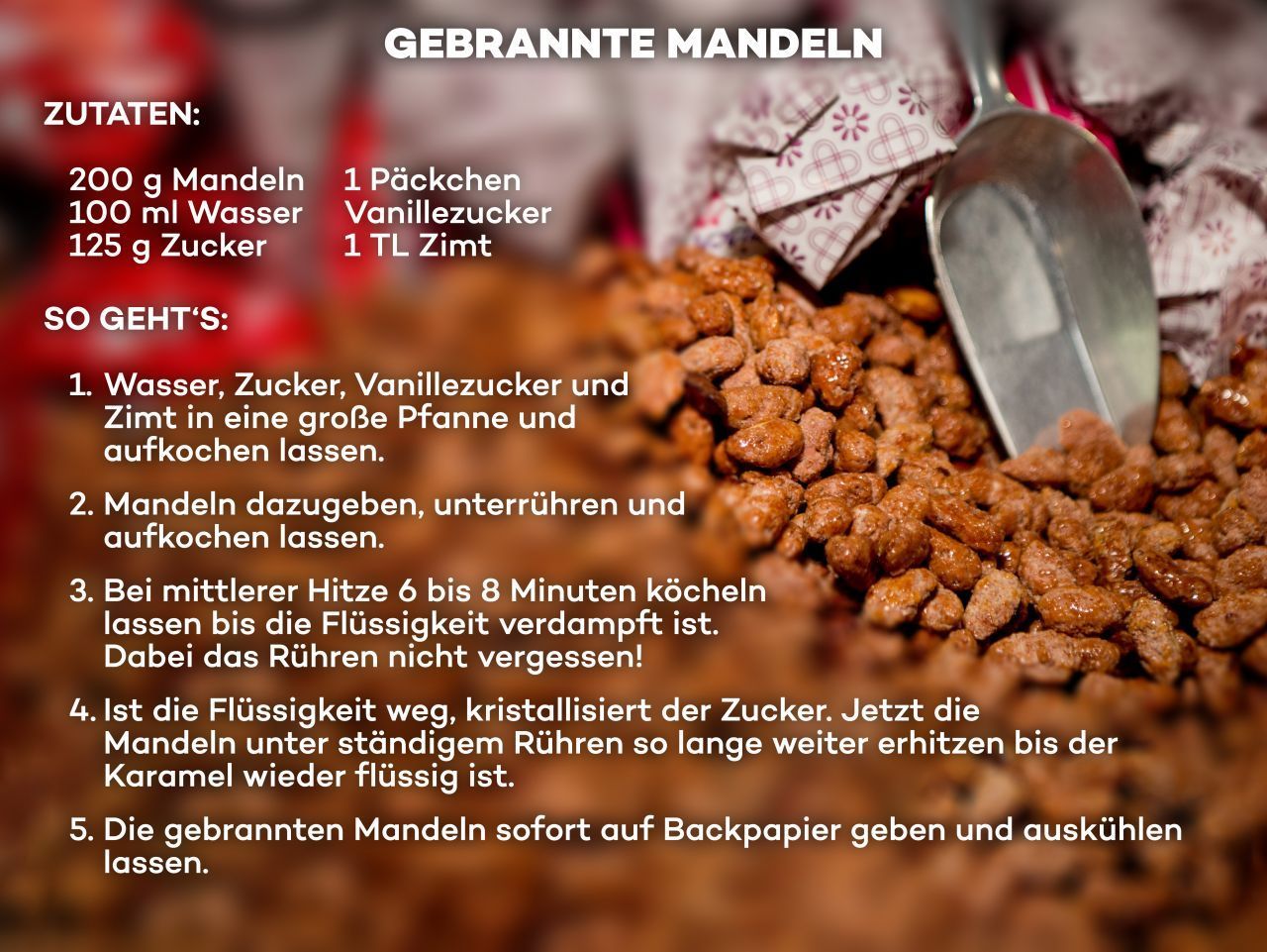 Mhh - mit diesem Rezept riecht es in deiner Küche so süß wie auf dem Weihnachtsmarkt.