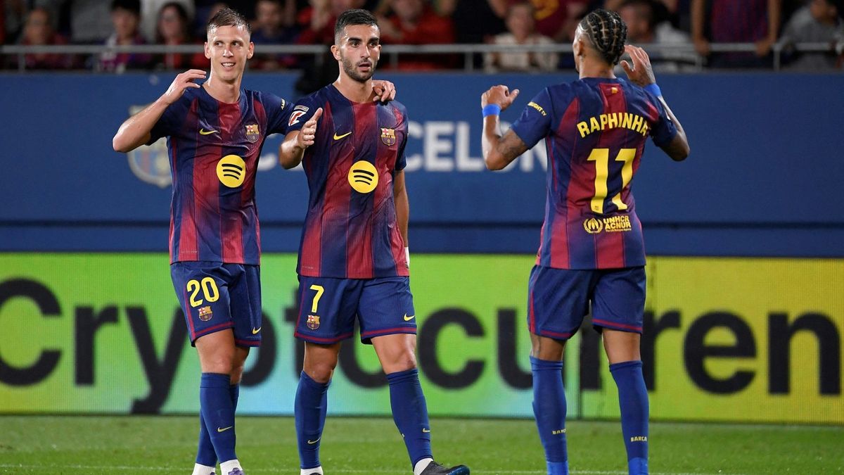 Traf doppelt: Ferran Torres (M.)