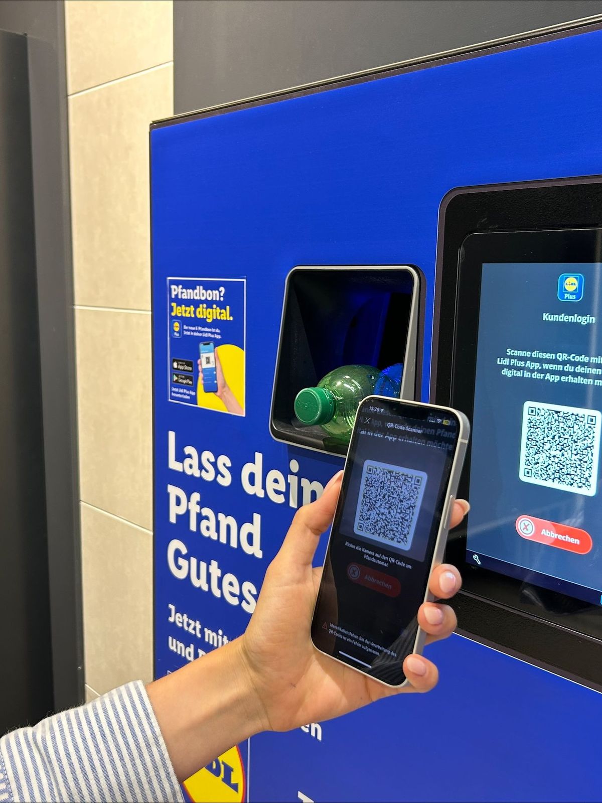 Scannen statt Papier ist die neue Devise bei Lidl in puncto Pfandsystem. 