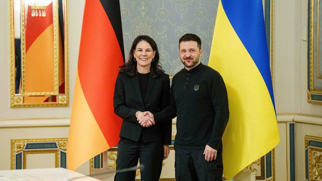 Beim Abschiedsbesuch Baerbocks in der Ukraine ging es unter anderem um die Zukunft der deutschen Ukraine-Hilfen.