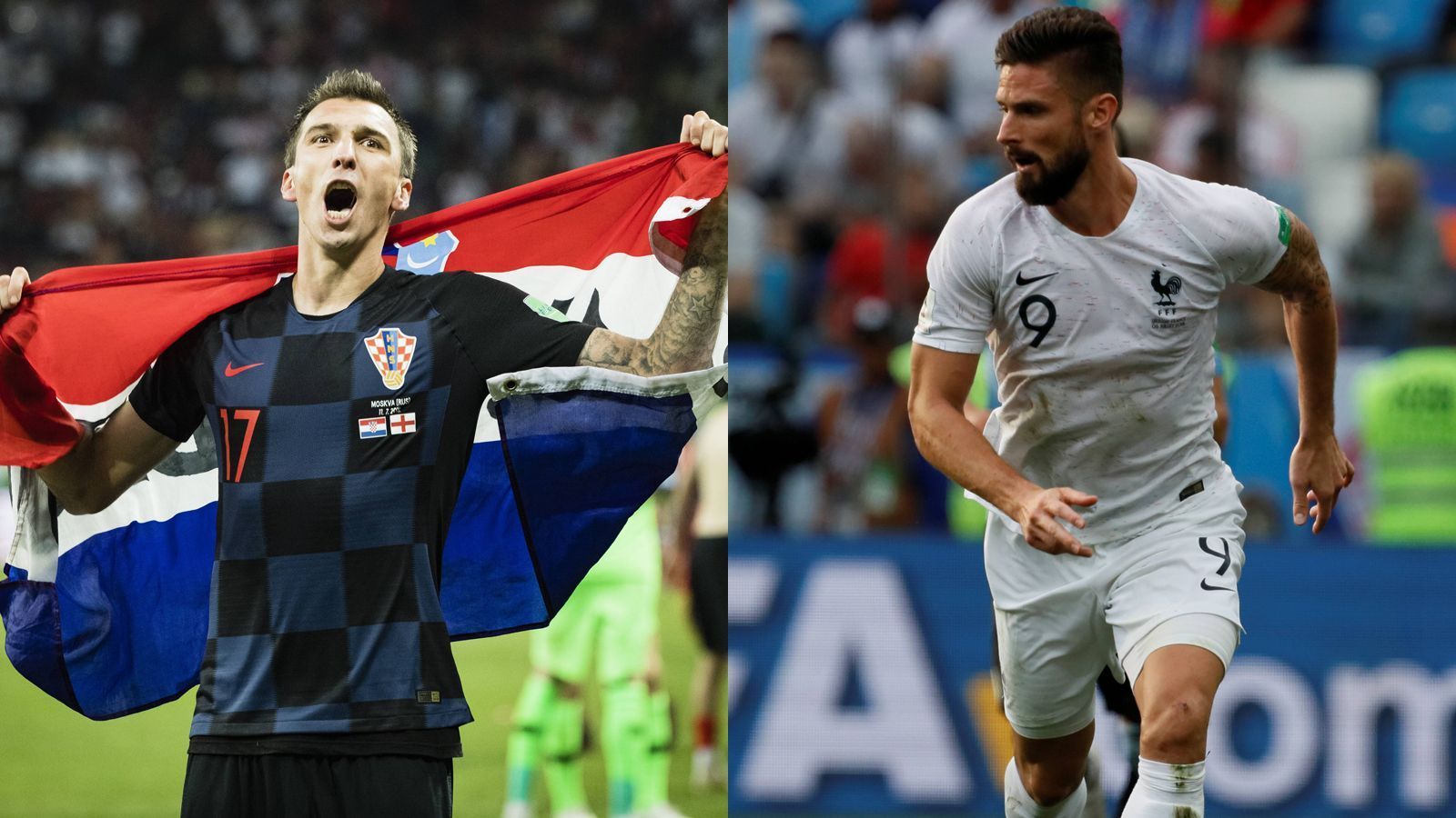 
                <strong>Mario Mandzukic vs. Olivier Giroud </strong><br>
                Mandzukic schoss Kroatien in das WM-Finale und ist somit zum absoluten Volkshelden aufgestiegen. Selbiges lässt sich von Olivier Giroud nicht behaupten. Er ist bei dieser Weltmeisterschaft noch ohne Treffer. Auch ein Blick in seine Vergangenheit verrät, dass er bei Großturnieren, wenn überhaupt, eher nur gegen kleine Nationen trifft. Im Stürmer-Duell gewinnt somit Kroatien. 6:5 Frankreich
              