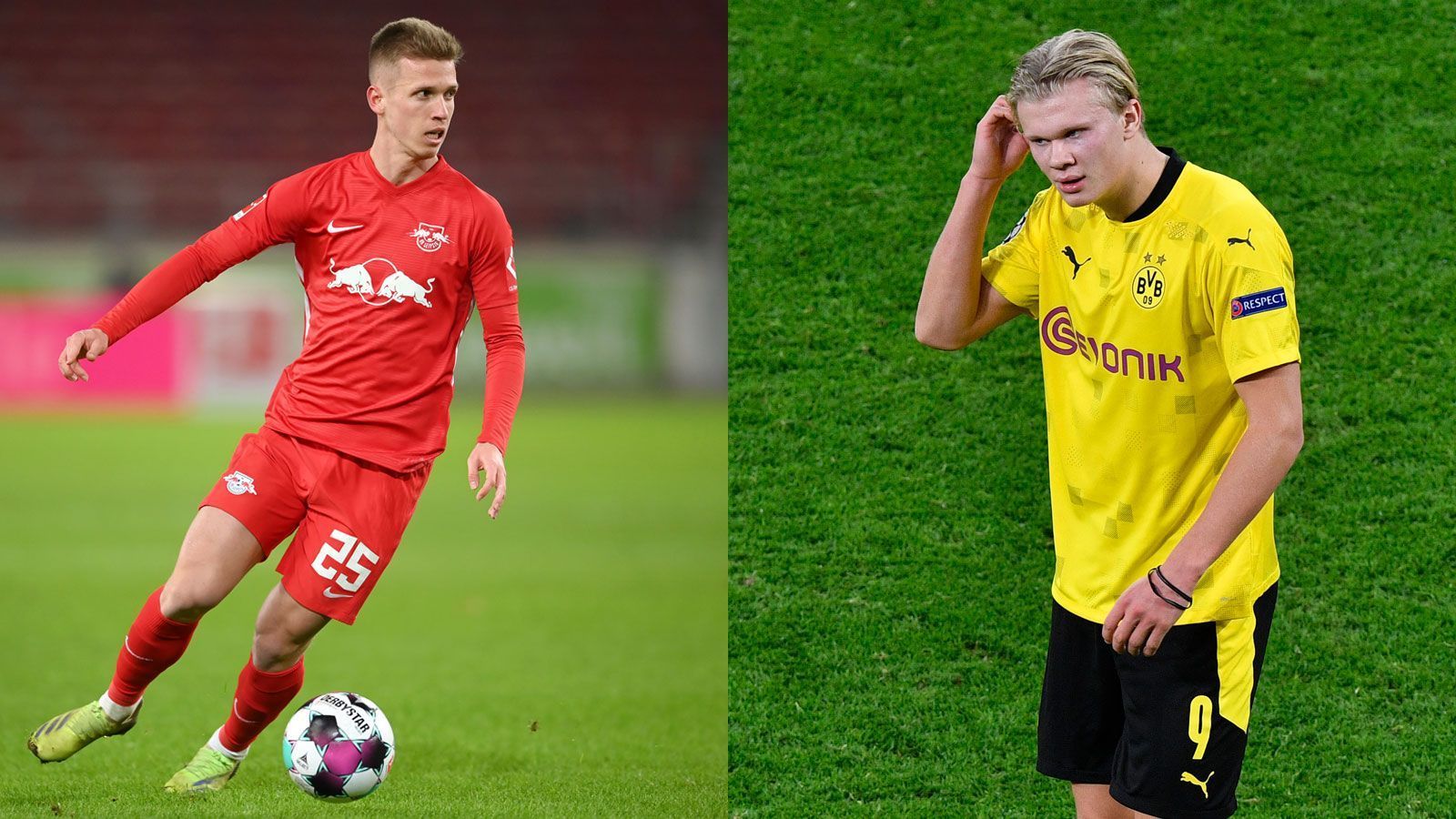 
                <strong>Sturm: Dani Olmo versus Erling Haaland</strong><br>
                Das Head-to-Head geht knapp an Leipzig, doch Haaland verkürzt noch einmal. Der Norweger ist von seiner Verletzungspause zurückgekehrt und DIE Sturmhoffnung des BVB. Die eingebaute Torgarantie erzielte in neun Bundesliga-Partien zehn Tore und bereitete zwei weitere vor. Gegen Wolfsburg präsentierte er sich jedoch noch unauffällig und wurde in der 81. Minute ausgewechselt. Nun möchte er gegen RB seinen Torhunger stillen und mit seinen ersten Treffern im Jahr 2021 glänzen. Punkt Haaland, Leipzig gewinnt das Head-to-Head mit 6:5
              