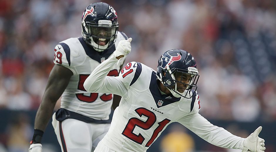 
                <strong>Houston Texans</strong><br>
                Platz 9 - Houston Texans: Lamar Miller lief allen Verteidigern davon, der wiedergenesene J.J. Watt stabilisierte die Defensive und Rookie Will Fuller machte ein bärenstarkes erstes Spiel. Zusätzlich zeigte sich auch Quarterback Brock Osweiler solide. Die Texans scheinen endlich sowohl in Defense wie auch in Offense gut aufgestellt zu sein.
              