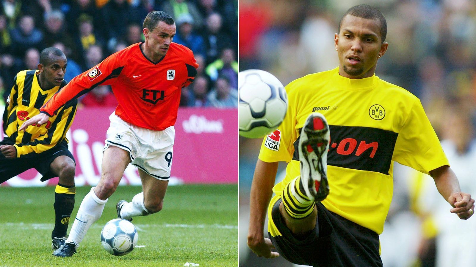 
                <strong>Saison 2001/02</strong><br>
                Torschützenkönige: Marcio Amoroso (Borussia Dortmund) und Martin Max (TSV 1860 München) - 18 ToreBesonderheit: Martin Max ist mit 33 Jahren der älteste Bundesligaspieler, der je die Torjägerkanone gewinnen konnte.
              