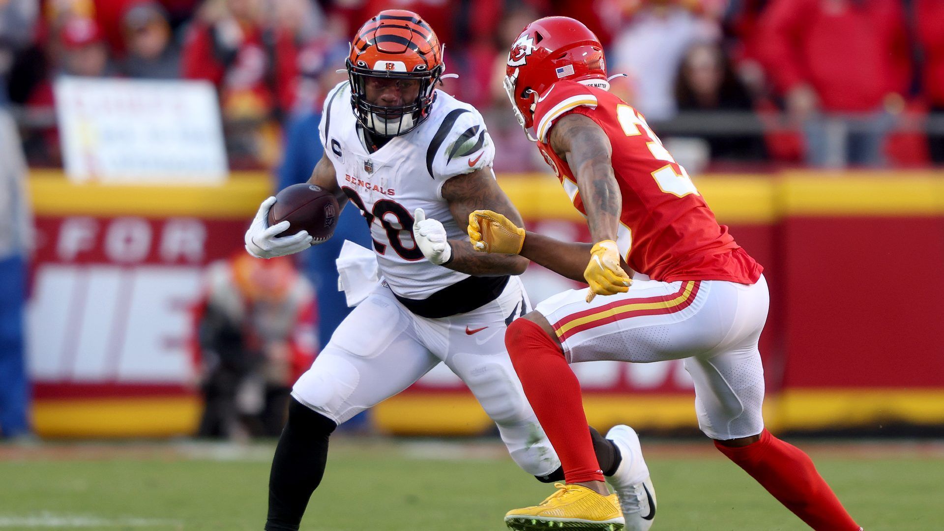 
                <strong>Platz 4: Joe Mixon (Cincinnati Bengals) </strong><br>
                Aktuelles Madden-Rating: 93 - Position: Running Back
              