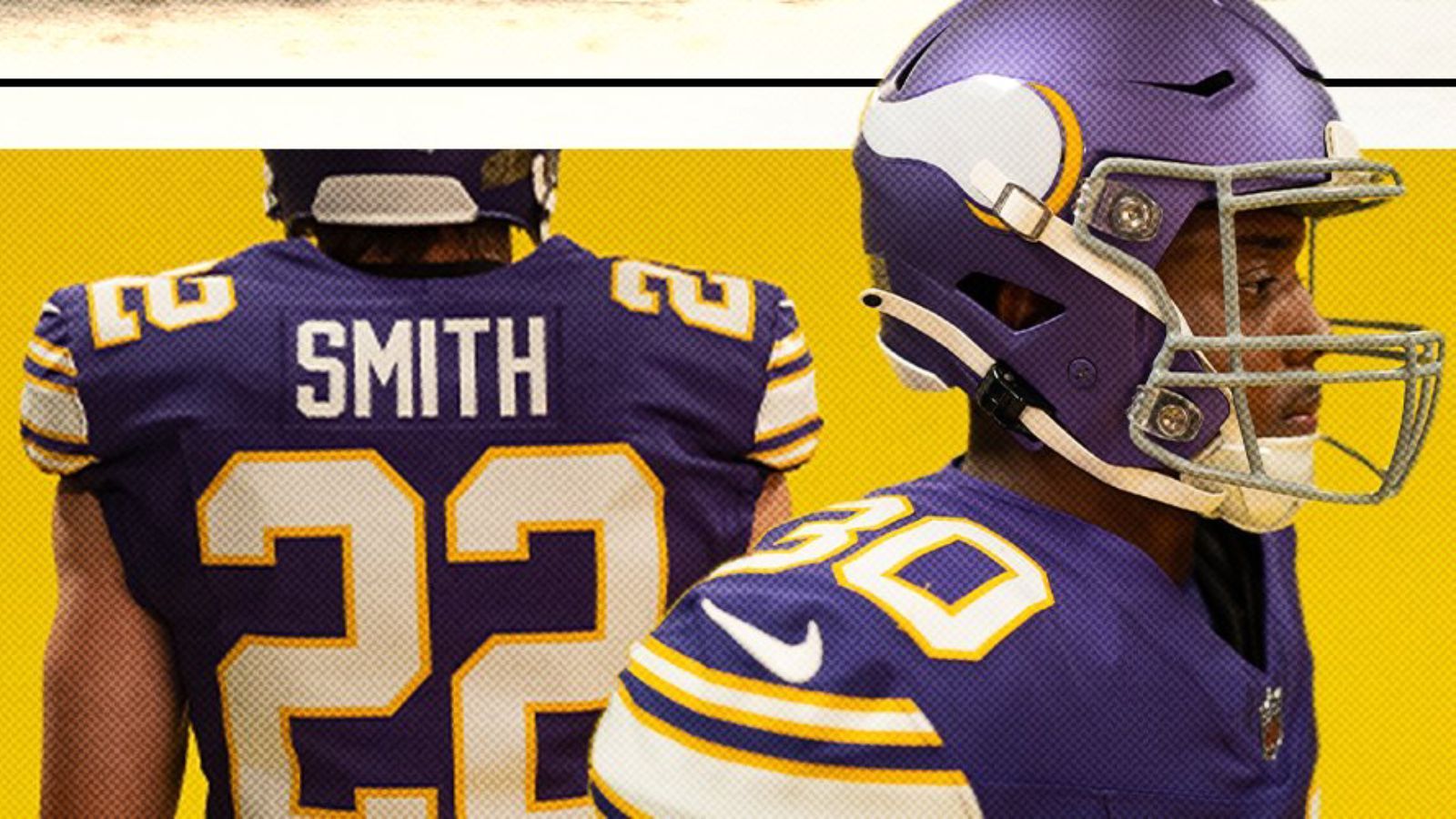 <strong>Minnesota Vikings - Throwback-Trikot</strong><br>Die Minnesota Vikings bringen ihre Throwback-Trikots zurück. Die Jerseys zeichnen sich vor allem durch die weißen Streifen an der Schulter aus, die bei den heutigen Trikots zu Gelb geworden sind.