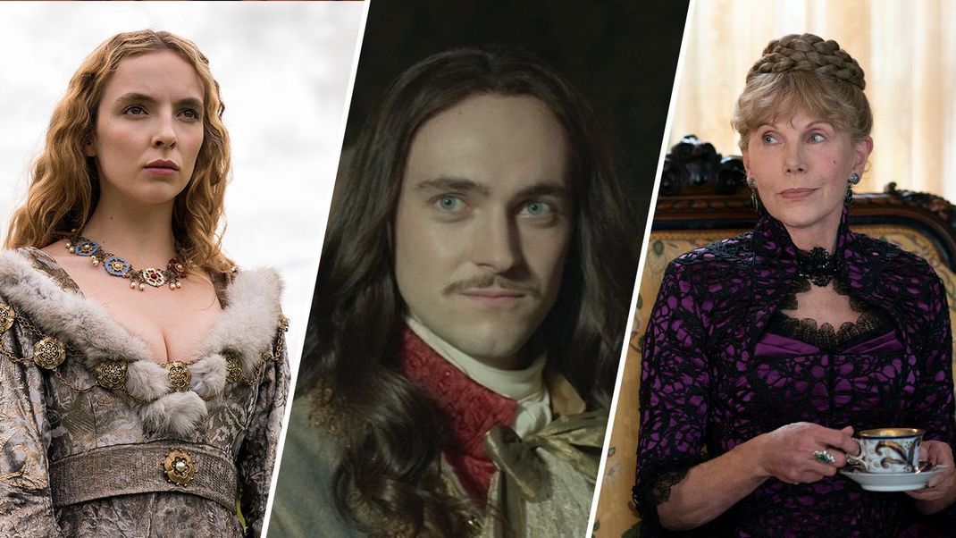 Jodie Comer als "The White Princess", George Blagden als König von "Versailles" oder doch lieber Christine Baranski in "The Gilded Age" - es gibt einige gute History-Serien derzeit.