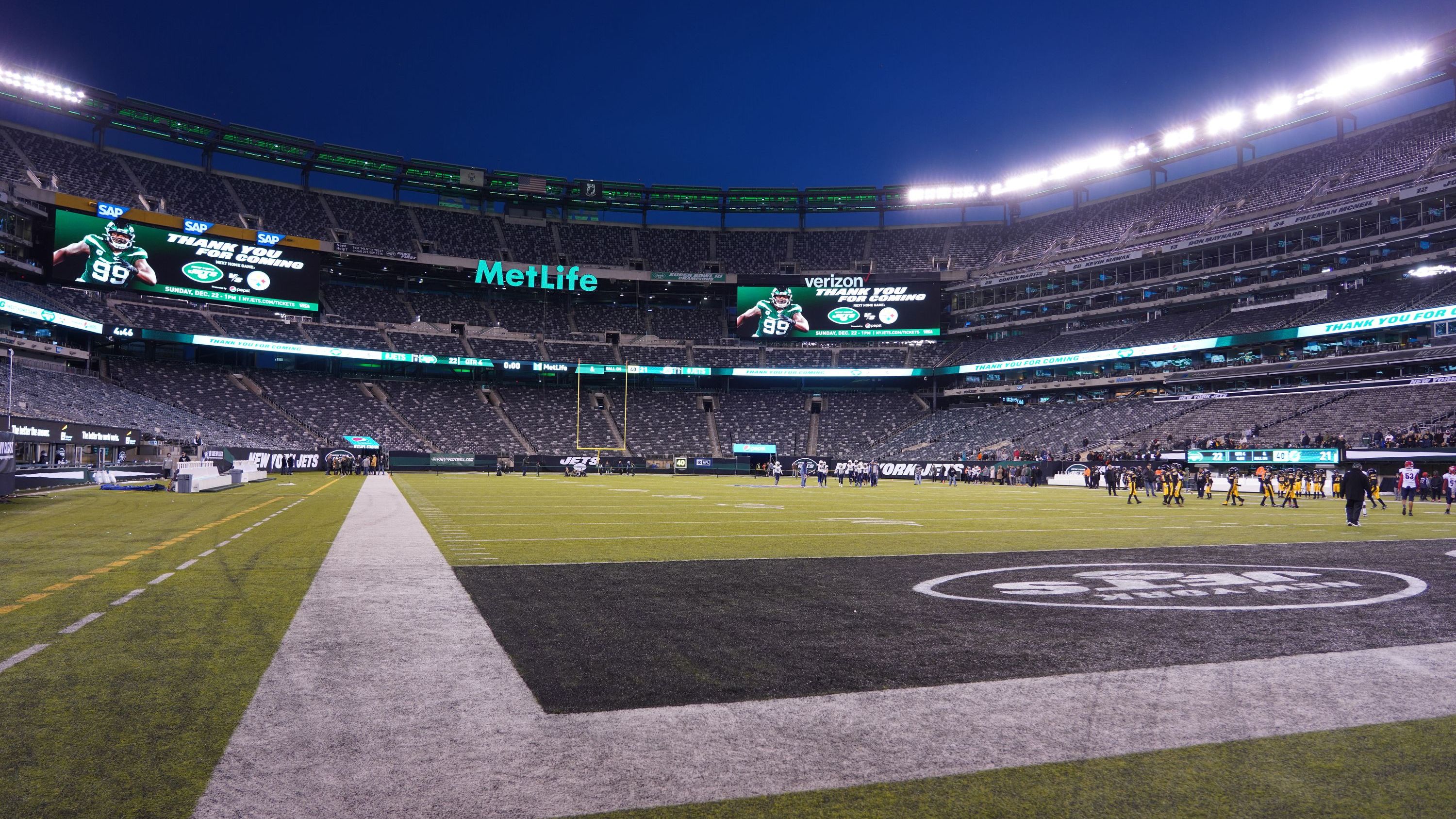 <strong>Platz 19 (geteilt): New York Jets</strong><br>Met Life Stadium