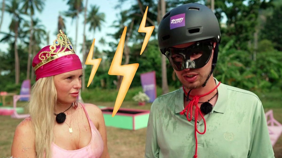 Shelly ist sichtlich genervt von Sams Schnecken-Leistung in der Team-Challenge kurz vorm Finale.