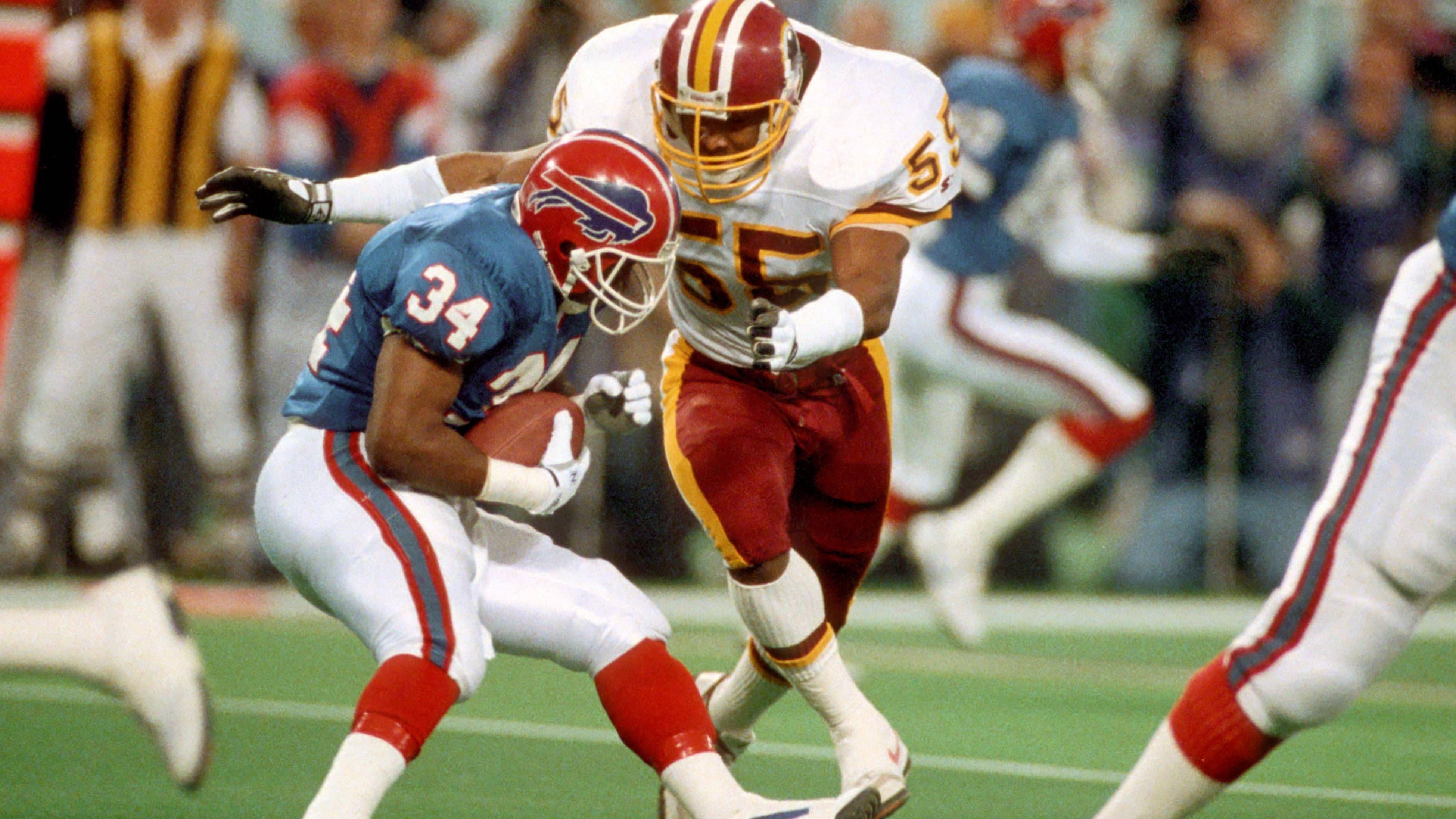 <strong>Platz 25: Washington Commanders (damals noch Redskins)</strong><br>Letzte Super-Bowl-Teilnahme: Saison 1991<br>Gegner: Buffalo Bills<br>Ergebnis: 37:24