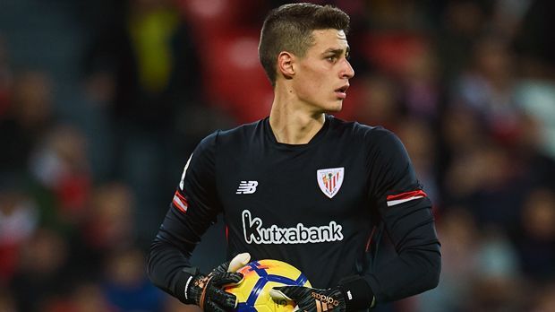 
                <strong>Kepa Arrizabalaga </strong><br>
                Verein: Athletic BilbaoPosition: TorwartAlter: 23 JahreNationalität: Spanien
              