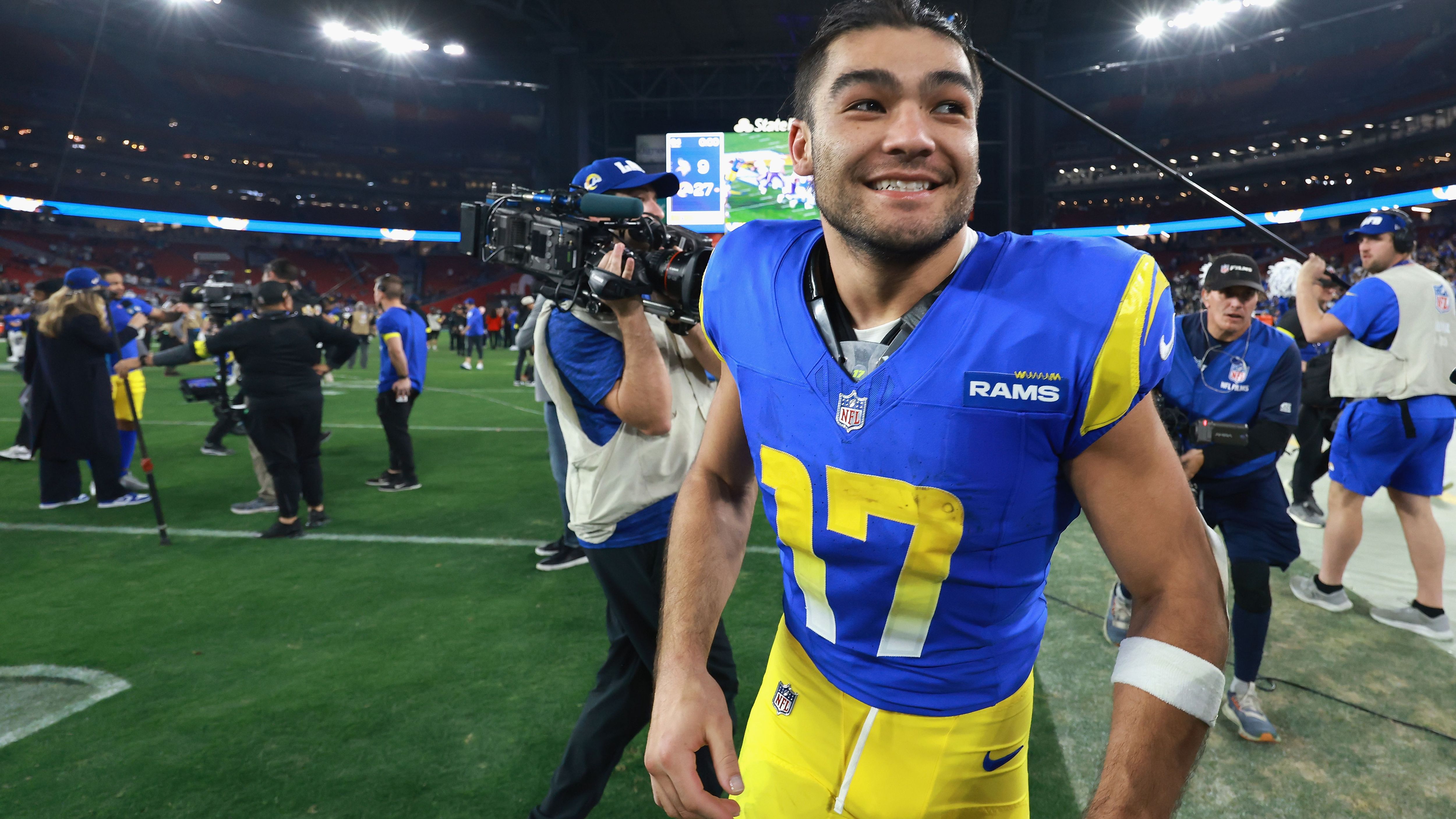 <strong>Honorable mentions: Puka Nacua</strong><br>- Team: Los Angeles Rams<br>- Ranking 2024: -