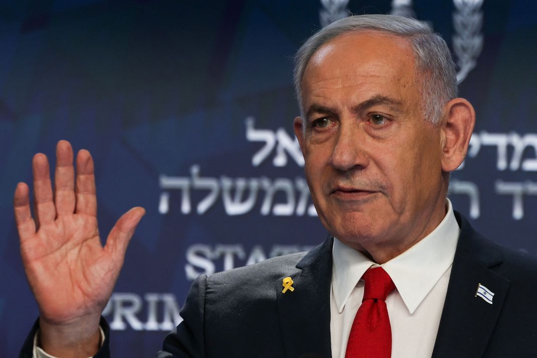 Benjamin Netanjahu äußerte sich zu den Zielen Israels im Gaza-Streifen.