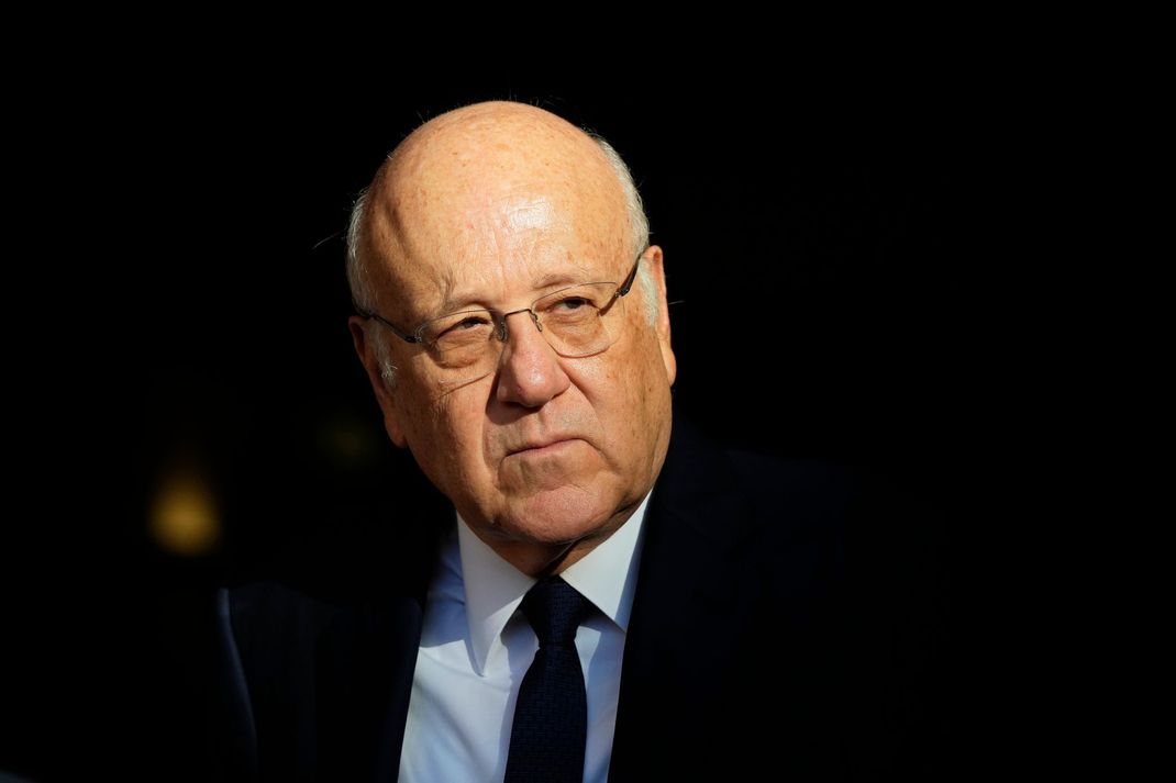 Der libanesische geschäftsführende Ministerpräsident Nadschib Mikati.
