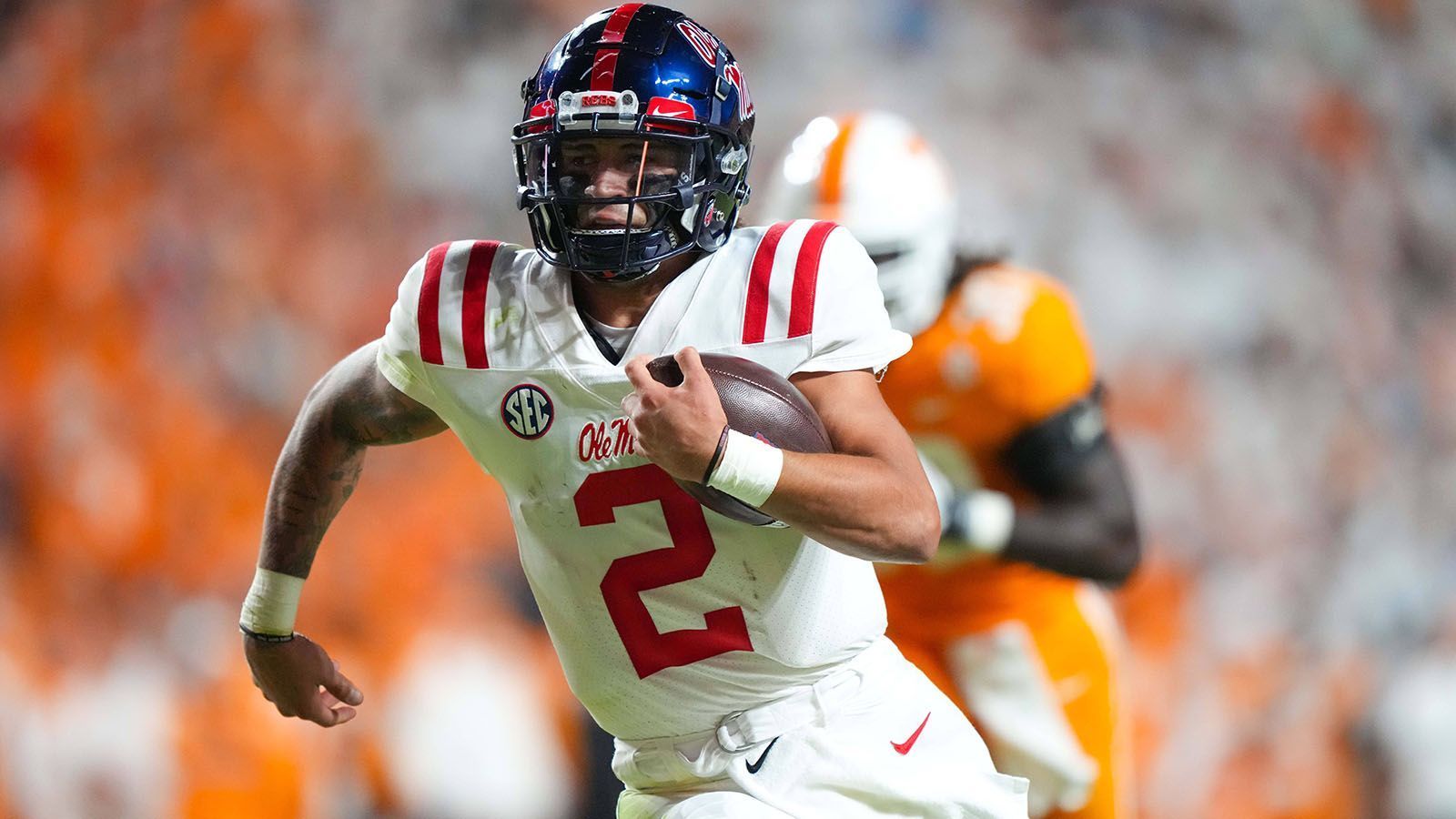 
                <strong>16. Pick: New Orleans Saints - Matt Corral </strong><br>
                &#x2022; Quarterback <br>&#x2022; Ole Miss<br>
              