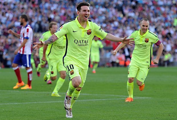 
                <strong>FC Barcelona (Spanien)</strong><br>
                Der FC Barcelona ist zum 23. Mal spanischer Meister! Die Katalanen machen den Sack ausgerechnet in Madrid zu. Am vorletzten Spieltag macht Lionel Messi das Siegtor gegen Atletico - und sichert den Vier-Punkte-Vorsprung gegenüber Real!
              