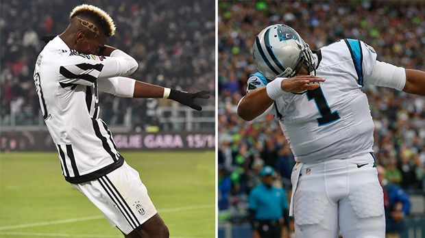 
                <strong>Dab-Dance </strong><br>
                Der Dab Dance scheint der neue Lieblingsjubel der Sportstars zu sein. Nicht nur Fußballer Paul Pogba und NFL-Star Cam Newton feiern gerne mit einem kleinen Dab. ran.de zeigt, woher der Dab Dance kommt und wer die Vorreiter des Tanzes sind.
              