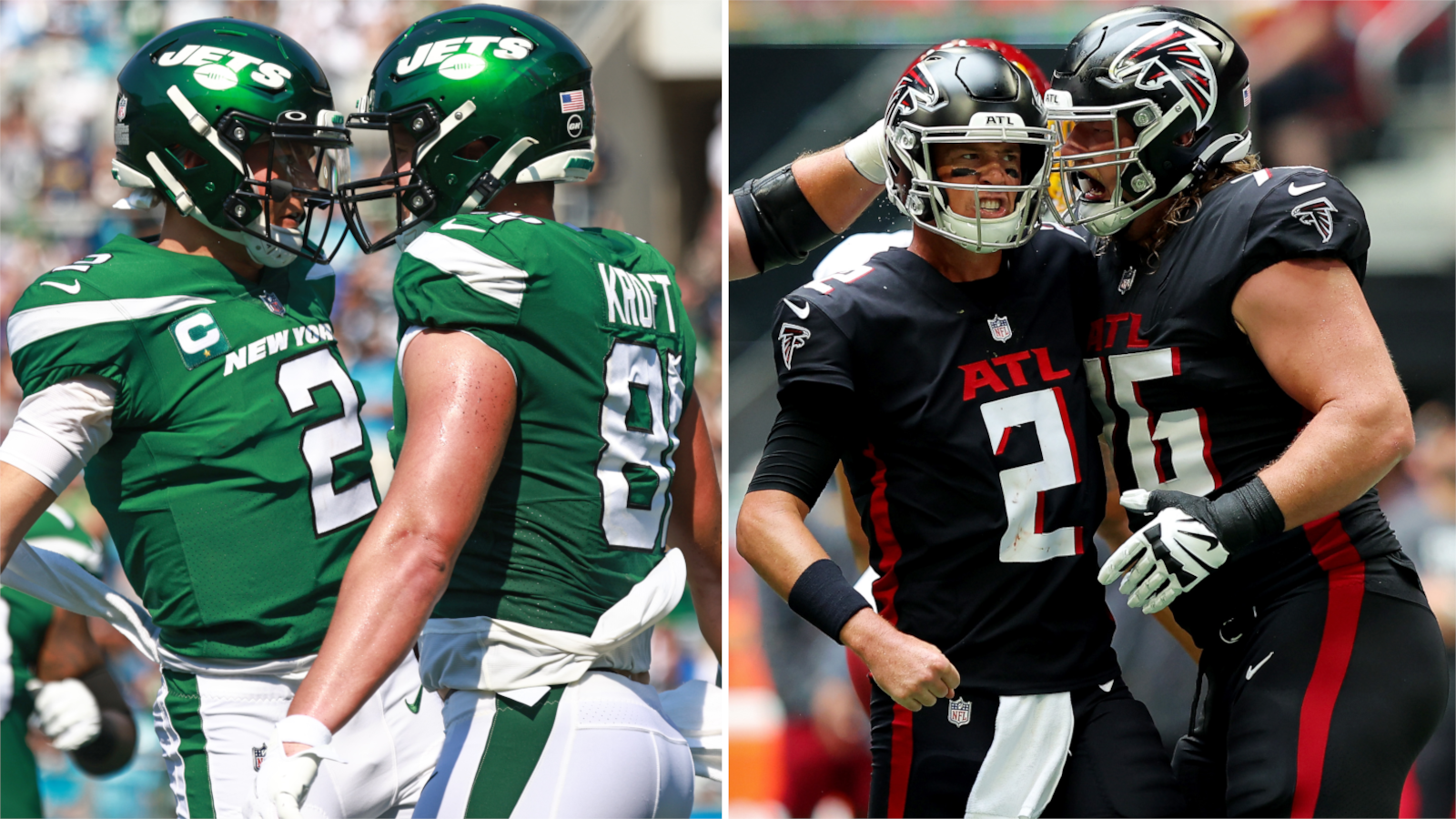 
                <strong>10. Oktober: New York Jets vs. Atlanta Falcons</strong><br>
                In Woche fünf duellieren sich die New York Jets und die Atlanta Falcons auf neutralem Boden (am Sonntag ab 14:55 Uhr live auf ProSieben und ran.de). Für beide Franchises ist es der zweite Auftritt in London. Die Falcons spielten 2014 gegen die Lions und verloren knapp mit 21:22. Die Jets reisten ein Jahr später nach London und gewannen mit 27:14 gegen die Miami Dolphins. Vor der Partie in Woche fünf ist es relativ schwer, einen Favoriten auszumachen. Beide Teams sind mit einem Sieg und drei Niederlagen in die Saison gestartet. Es wird also ein offenes Rennen auf der Insel.
              