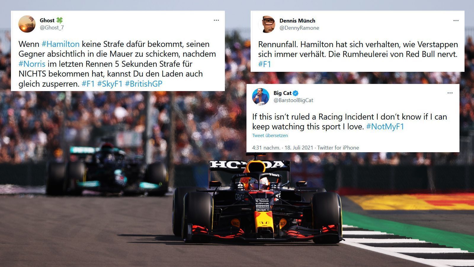 
                <strong>Wer hat Schuld?</strong><br>
                Über die Schuldfrage wird sofort heftig diskutiert: Rennunfall oder doch die Schuld von Hamilton? War sogar Verstappen verantwortlich? Rote Flaggen werden geschwenkt. Das Rennen wird für etwas mehr als eine halbe Stunde unterbrochen. Dann geht es weiter. Es führt Ferrari-Pilot Charles Leclerc.
              