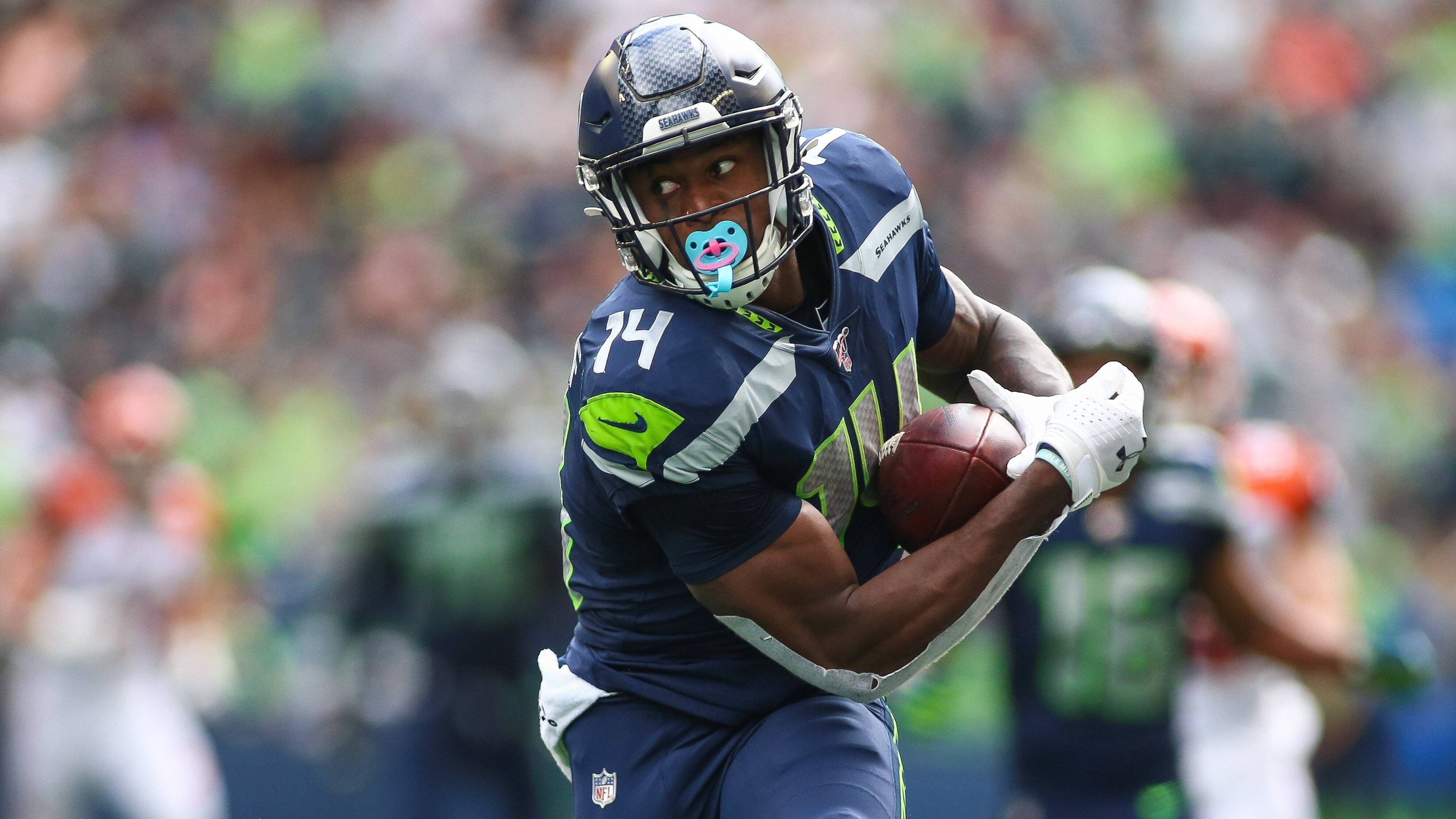 <strong>Platz 3: Seattle Seahawks</strong><br>Gefangene Yards: 2.206<br>Bester Receiver: DK Metcalf (1.114 Yards, 8 Touchdowns)<br>Quarterback: Geno Smith (3.624 Yards, 20 Touchdowns, 15 Spiele)