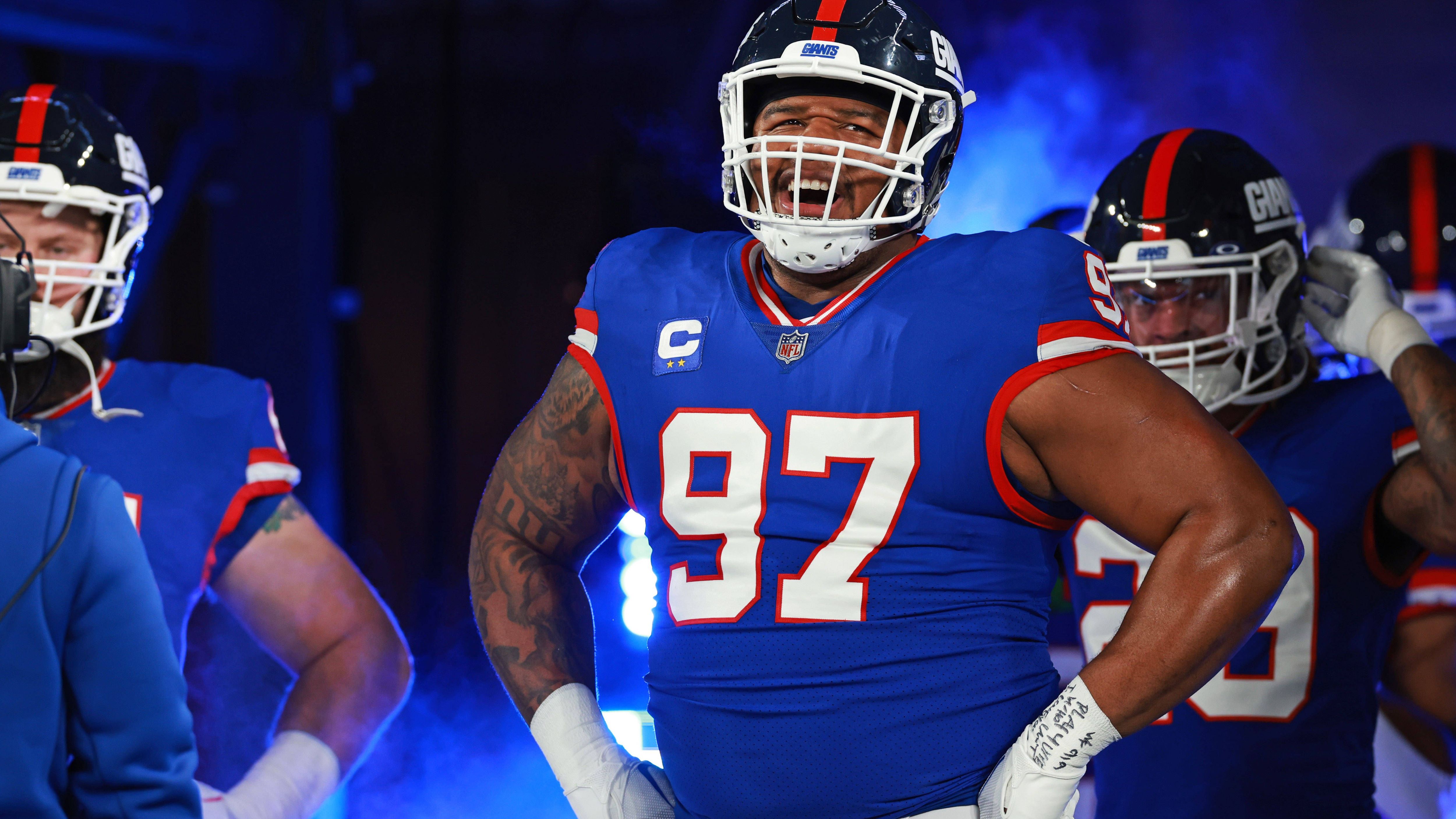 <strong>Platz 23: New York Giants - 27,2 Millionen US-Dollar</strong><br>Anzahl der Spieler: 9<br>Top-Verdiener: Dexter Lawrence (DT) - 14,6 Millionen US-Dollar<br>Durchschnitts-Cap-Space pro Spieler: 3 Millionen US-Dollar<br>Prozentualer Anteil der D-Line am Cap Space: 10,44%