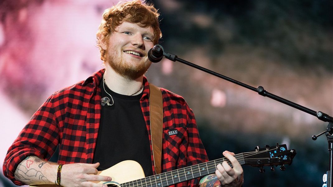 Ed Sheeran auf dem Glastonbury Festival 2017: Die Hits des Sängers sind beliebt bei den Talents von "The Voice".