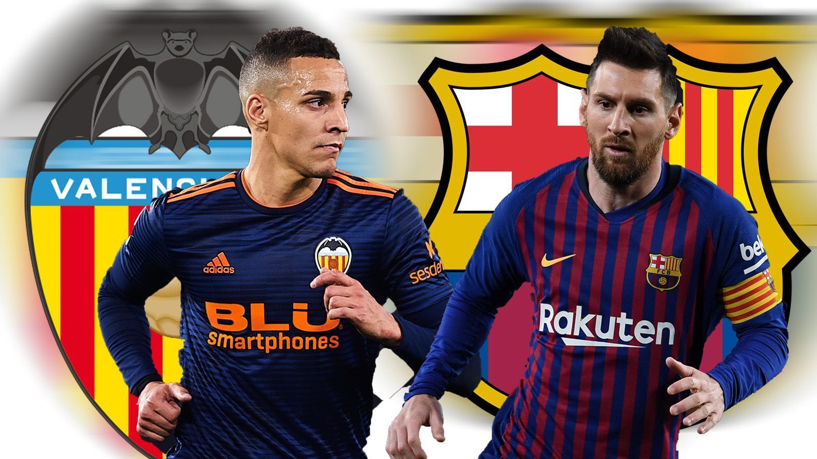 
                <strong>Barcelona vs. Valencia: Angeberwissen zum Copa-Finale</strong><br>
                Im spanischen Pokalfinale stehen sich am Samstag der FC Barcelona und der FC Valencia gegenüber (21 Uhr auf DAZN). ran.de nennt die wichtigsten Fakten, die ihr zum Endspielt der Copa des Rey wissen müsst.
              