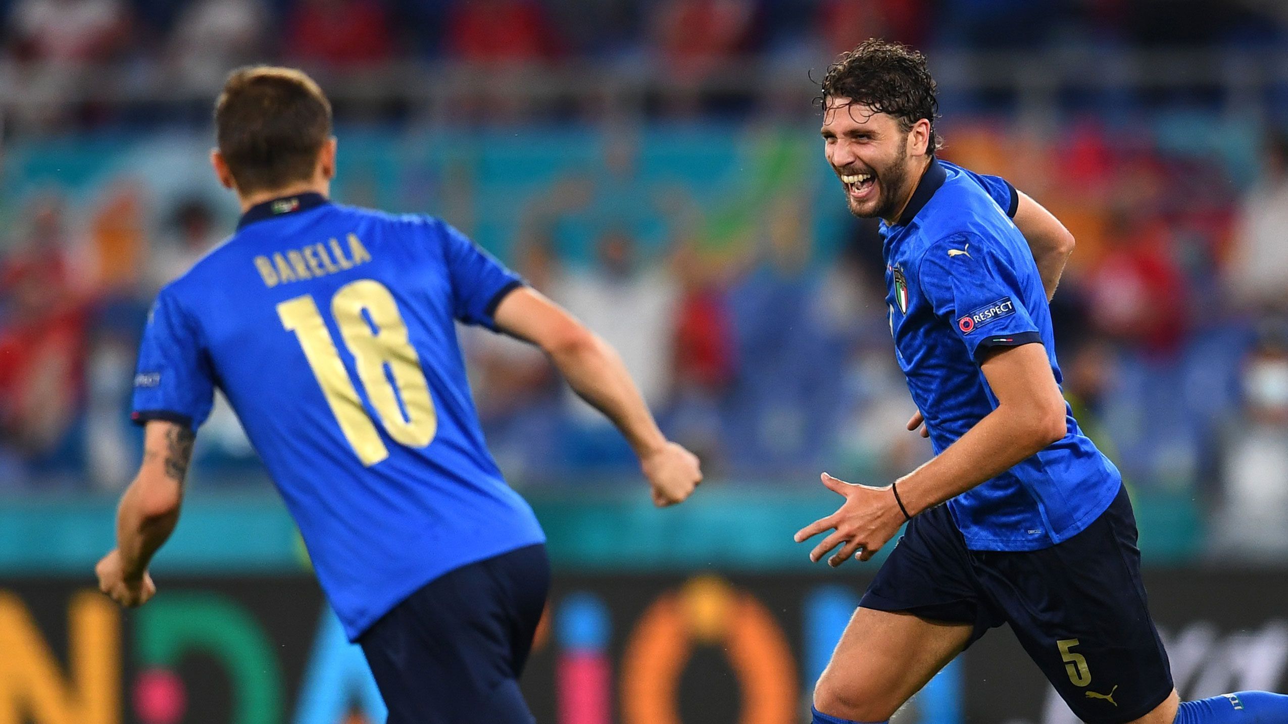 
                <strong>Nächste Italien-Gala gegen die Schweiz</strong><br>
                Nach dem Auftaktsieg gegen die Türkei hat die Squadra Azzurra auch gegen die Schweiz Grund zur Freude. Die Eidgenossen bleiben ohne Chance, ein Doppel-Torschütze überragt. ran.de bewertet die italienischen Profis.
              