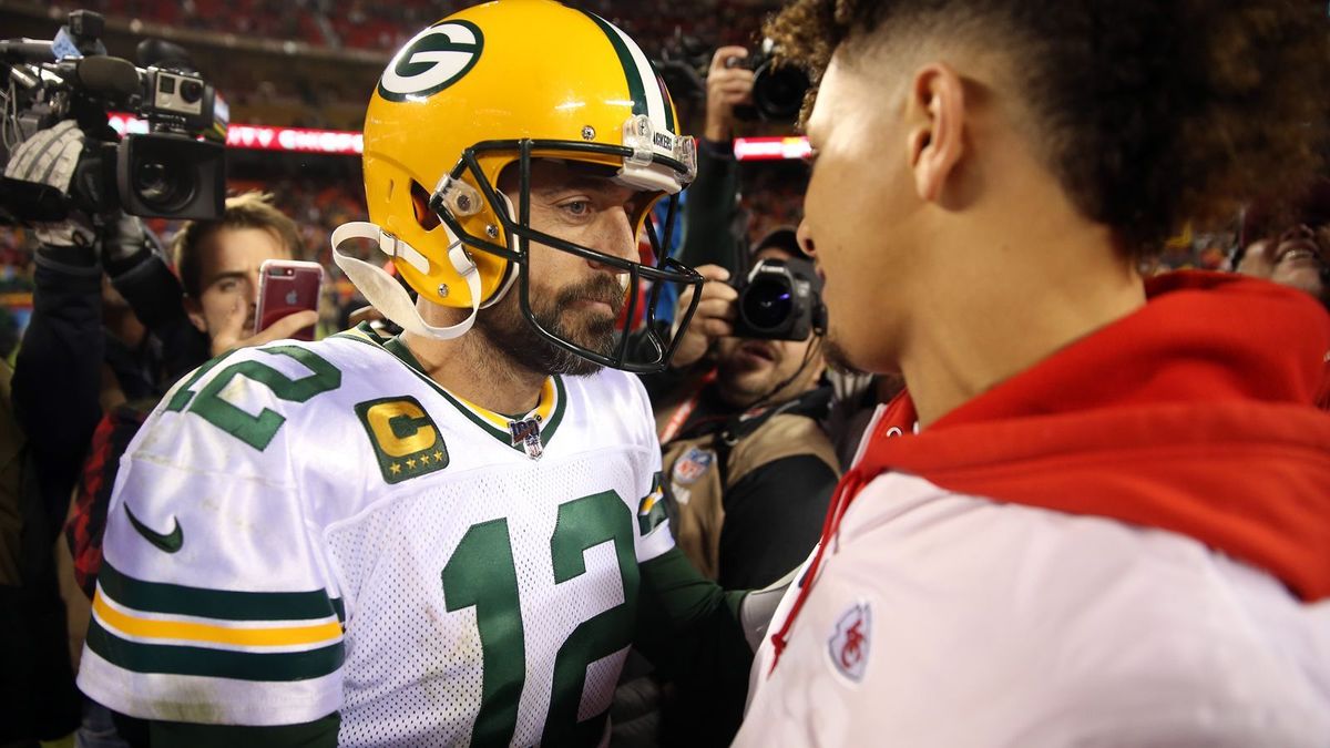 State-Farm-Werbestars Aaron Rodgers und Patrick Mahomes