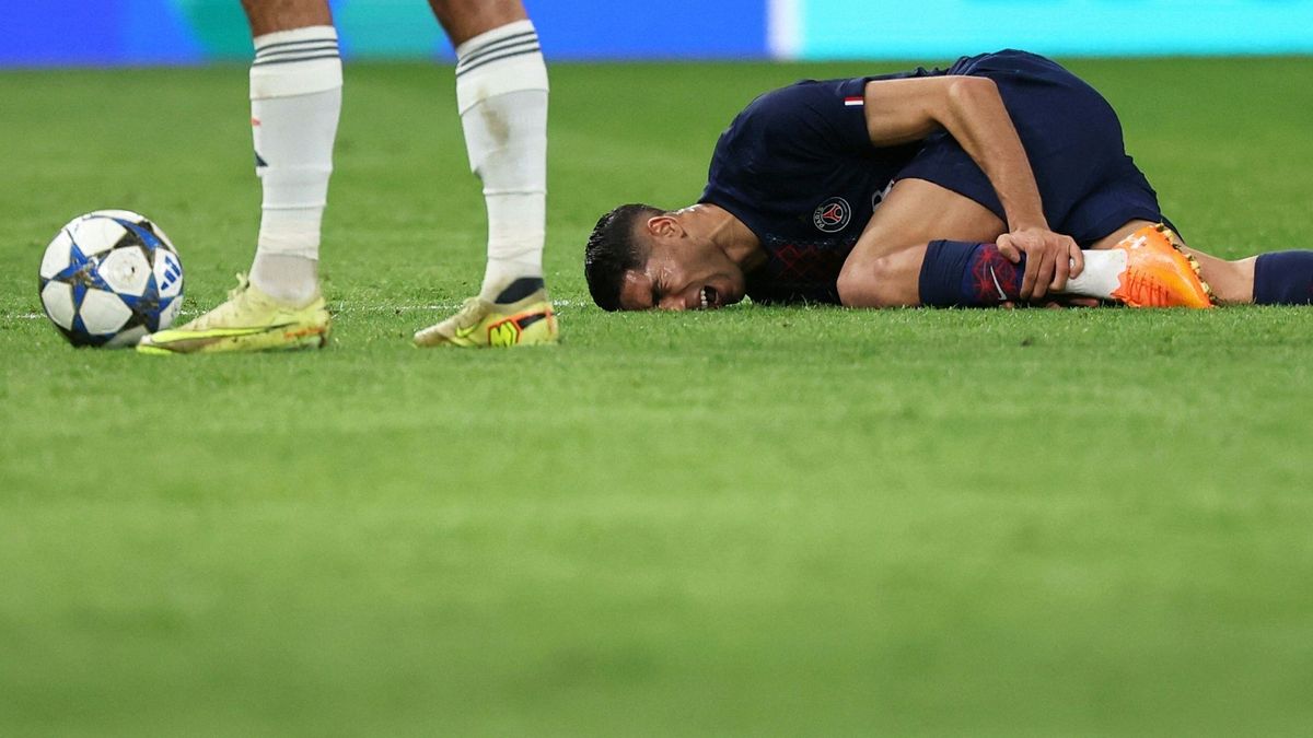 Verletzte sich: Achraf Hakimi