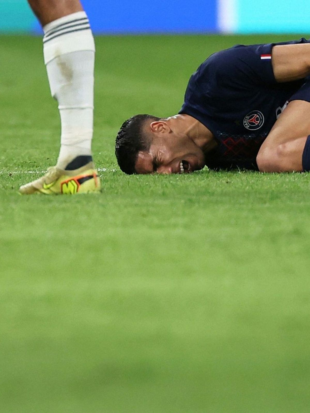 Verletzte sich: Achraf Hakimi