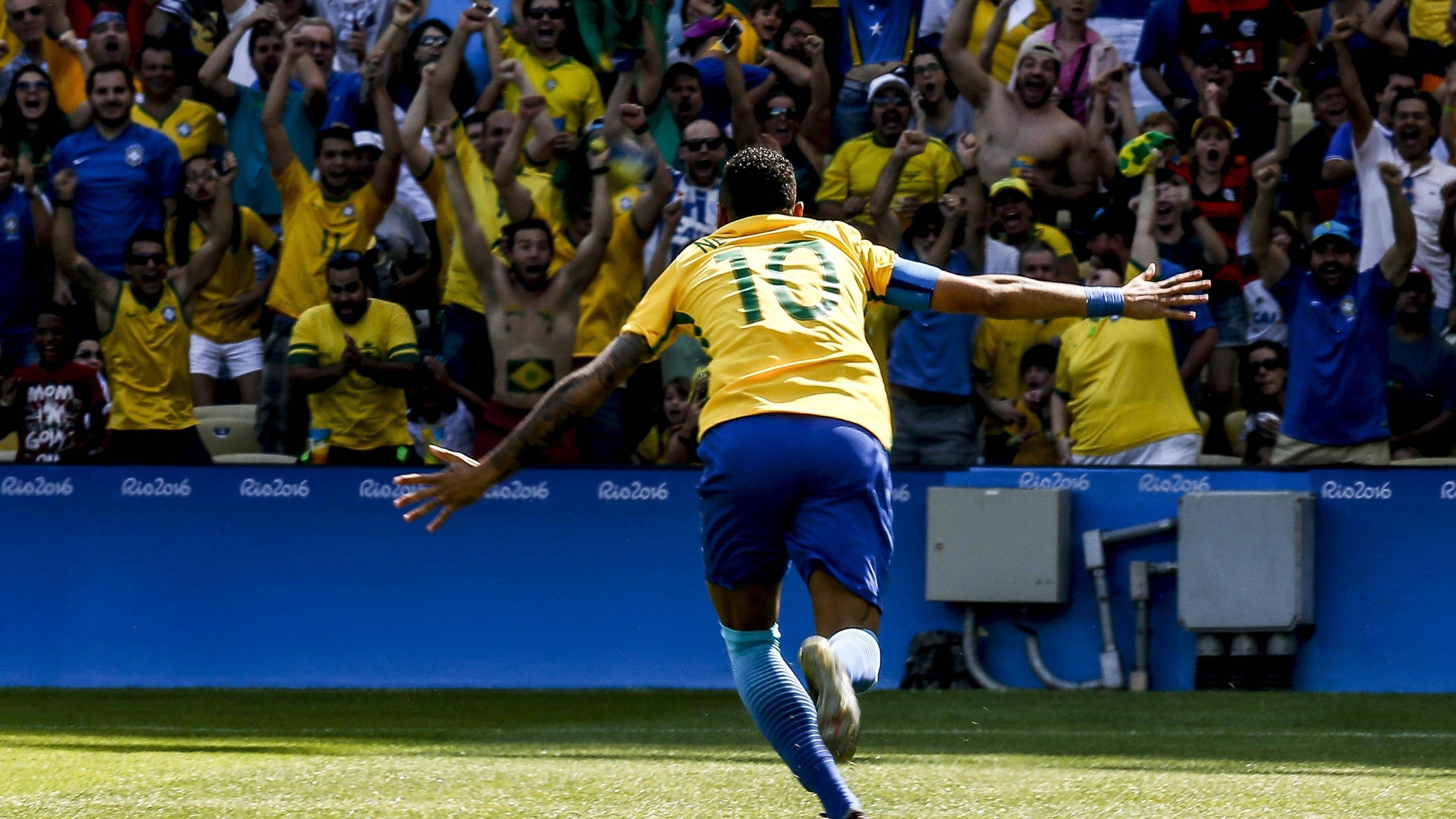 <strong>Platz 11: Neymar (Brasilien) - 14 Sekunden</strong><br>Turnier: Olympische Spiele 2016 in Rio de Janeiro (Brasilien)<br>Spiel: Halbfinale gegen Honduras 6:0<br>Besonderes: Neymar profitiert von einem fatalen Fehlpass kurz vor der Strafraumgrenze des Gegners. Es ist das schnellste Tor in der Olympia-Geschichte.