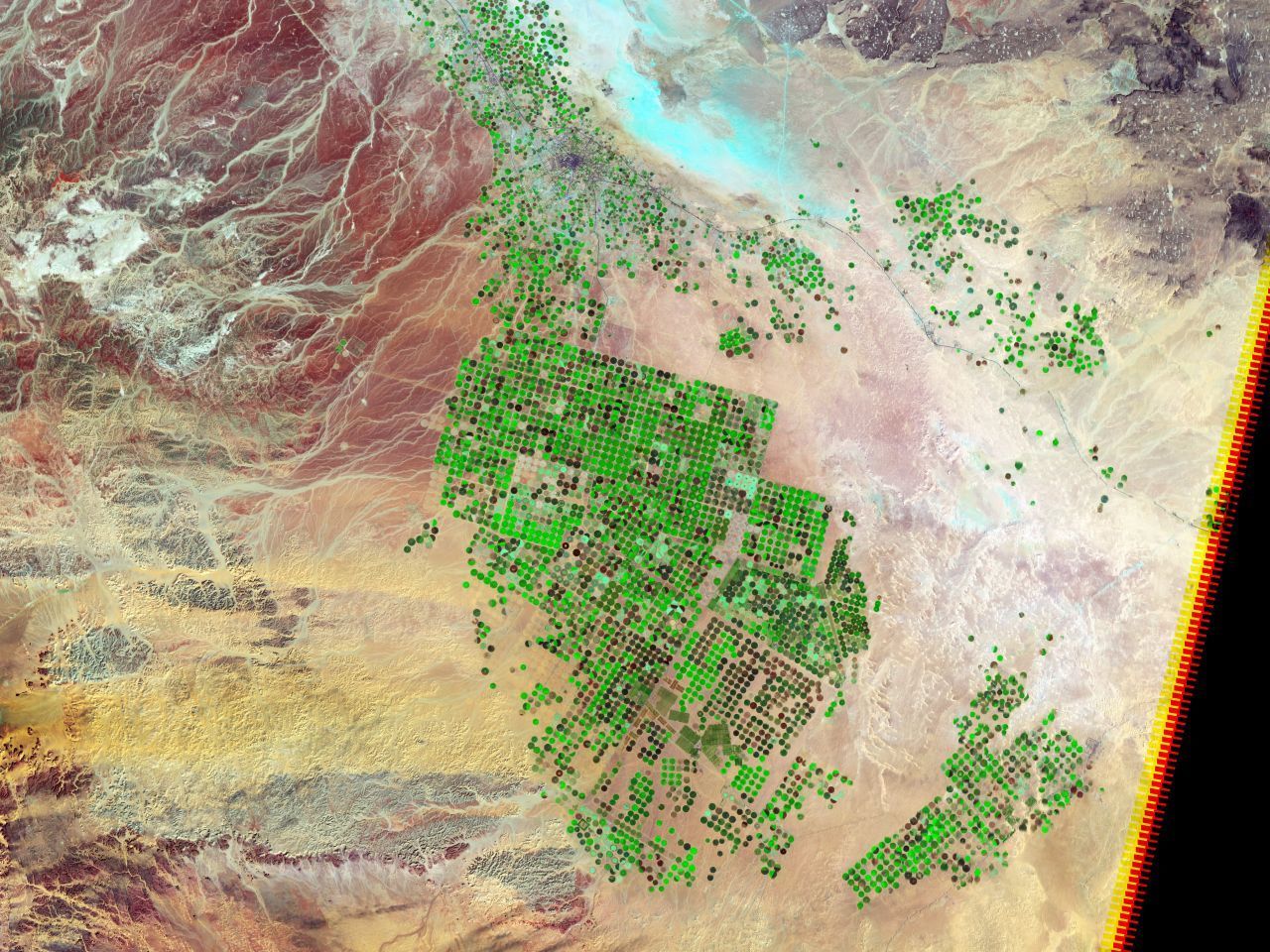 Satelliten-Sensoren können nicht nur Pflanzen erkennen, sondern sogar ihren Zustand. Das hilft Besitzern großer Felder, ihre Pflanzen ausreichend zu wässern, zu düngen und sie zur richtigen Zeit zu ernten.