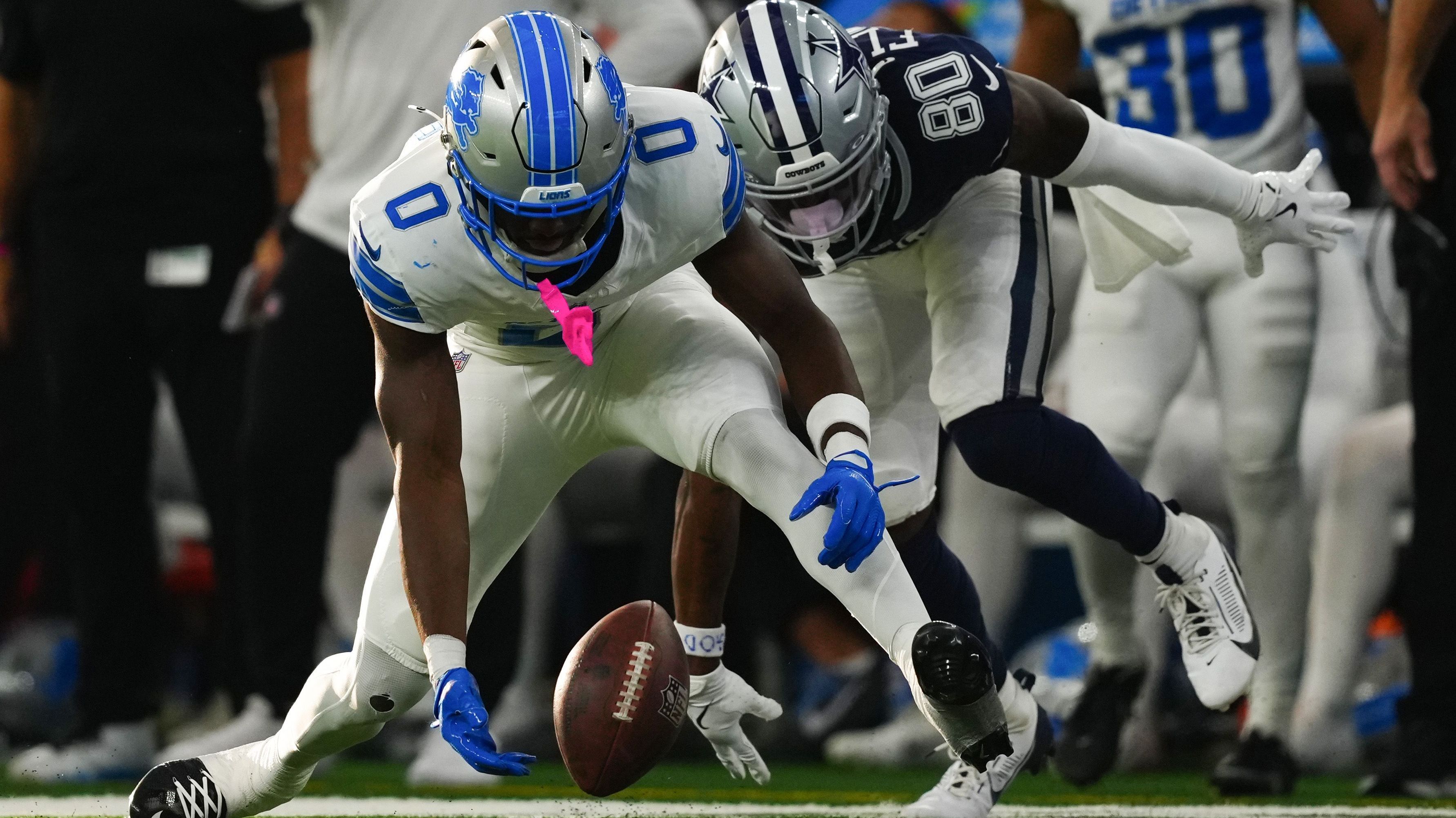 <strong>Cowboys und Lions sorgen für "Scorigami" - Was ist das?</strong><br>In Week 6 der neuen NFL-Saison war wieder "Scorigami"-Time! Die 9:47-Pleite der Dallas Cowboys gegen die Detroit Lions war ein noch nie dagewesenes Endergebnis in der NFL-Geschichte, genauer gesagt Nummer 1087. Da stellt sich die Frage: Warum gibt es so viele unterschiedliche Ergebnisse im American Football?