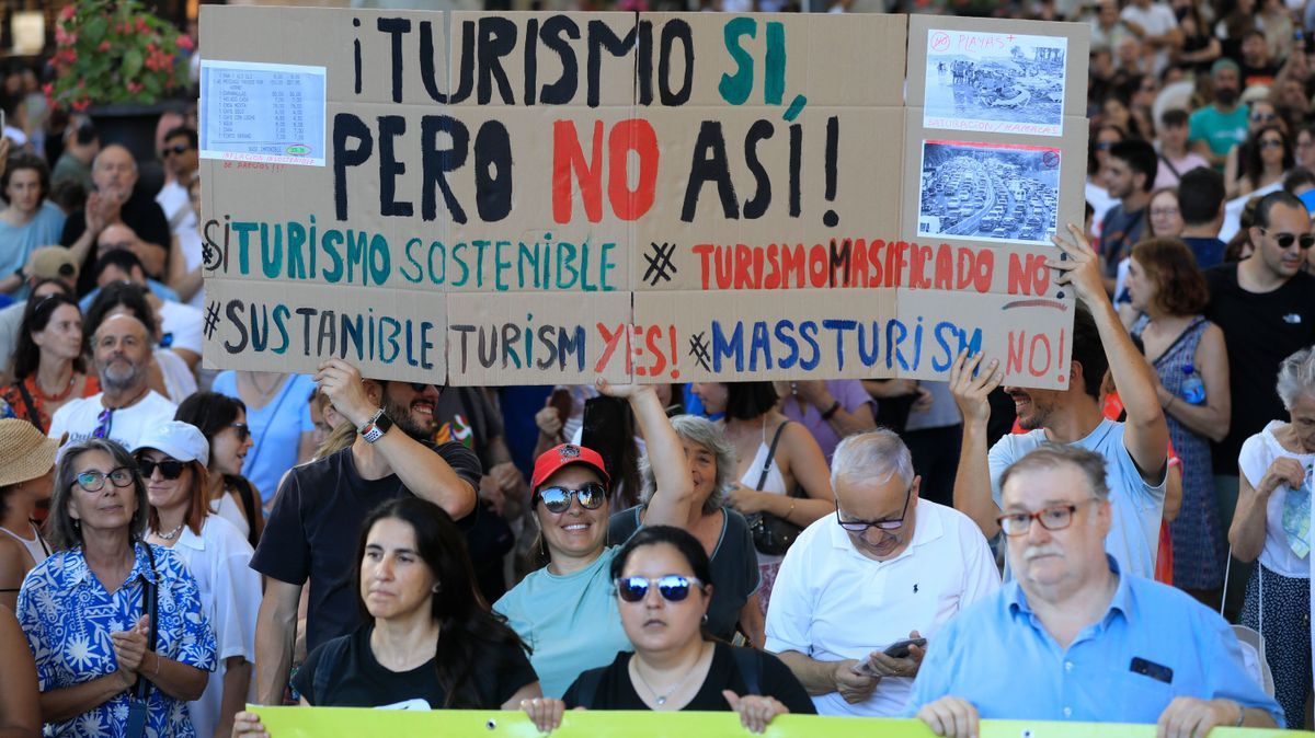 Demo gegen Massentourismus auf Mallorca