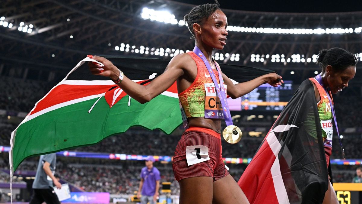 Zweiter Goldjubel: Beatrice Chebet