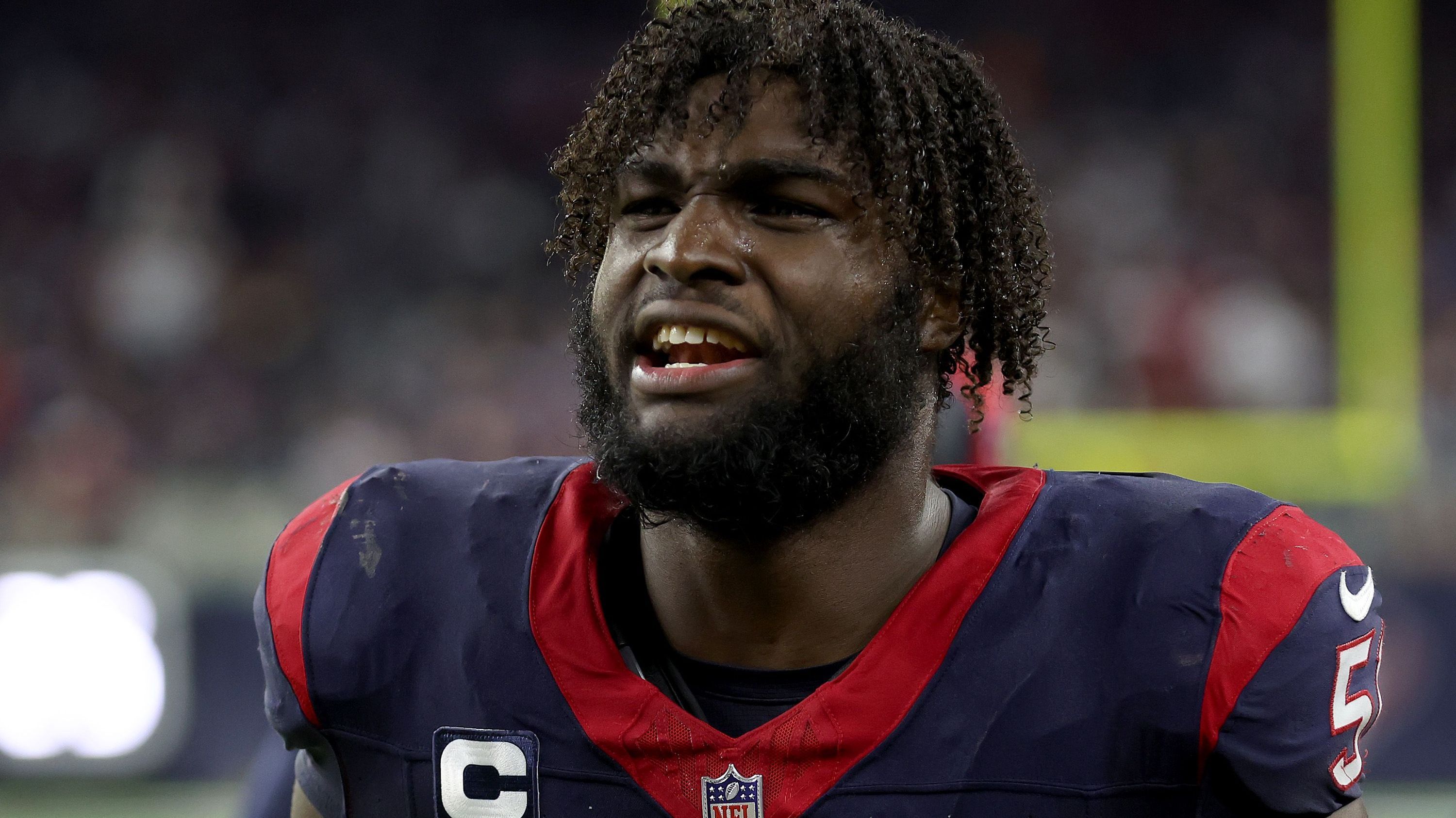<strong>Defensive Rookie of the Year</strong><br> Will Anderson, Houston Texans, Defensive End<br><strong>Wahlergebnis mit Punkteabstufung 5-3-1:</strong> <br>1. Anderson, 16-21-8 = 151; <br>2. Jalen Carter, Defensive Tackle, Eagles, 14-14-10 = 122<br>3. Kobie Turner, Defensive Tackle, Rams, 14-6-7 = 95<br>4. Devon Witherspoon, Cornerback, Seahawks, 4-7-16 = 57<br>5. Joey Porter Jr., Cornerback, Steelers, 1-0-1 = 6