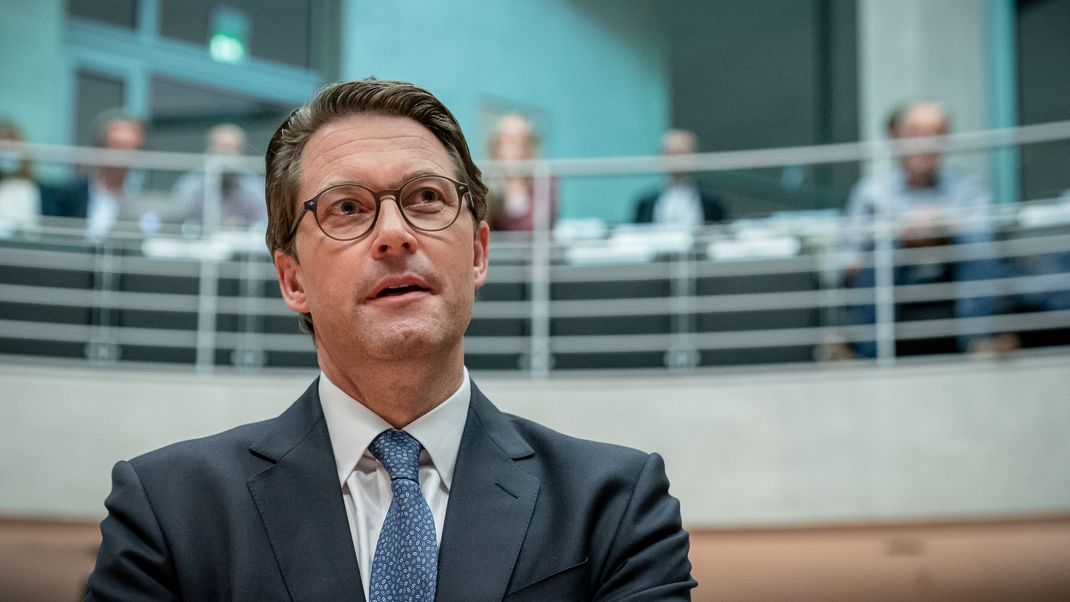 Andreas Scheuer (CSU), damals Bundesminister für Verkehr und digitale Infrastruktur, kommt als Zeuge zum Maut-Untersuchungsausschuss des Bundestags.