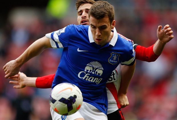 
                <strong>Rechte Außenverteidigung: Seamus Coleman (25, Irland, FC Everton)</strong><br>
                Auf der rechten Abwehrseite verteidigt Seamus Coleman. Mit sechs Treffern und zwei Torvorlagen überzeugt der Ire 42 Prozent der Fans. Er verpasst nur zwei Spiele wegen einer Verletzung. Weit abgeschlagen landet Bacary Sagna vom FC Arsenal mit 19 Prozent auf Platz zwei.
              