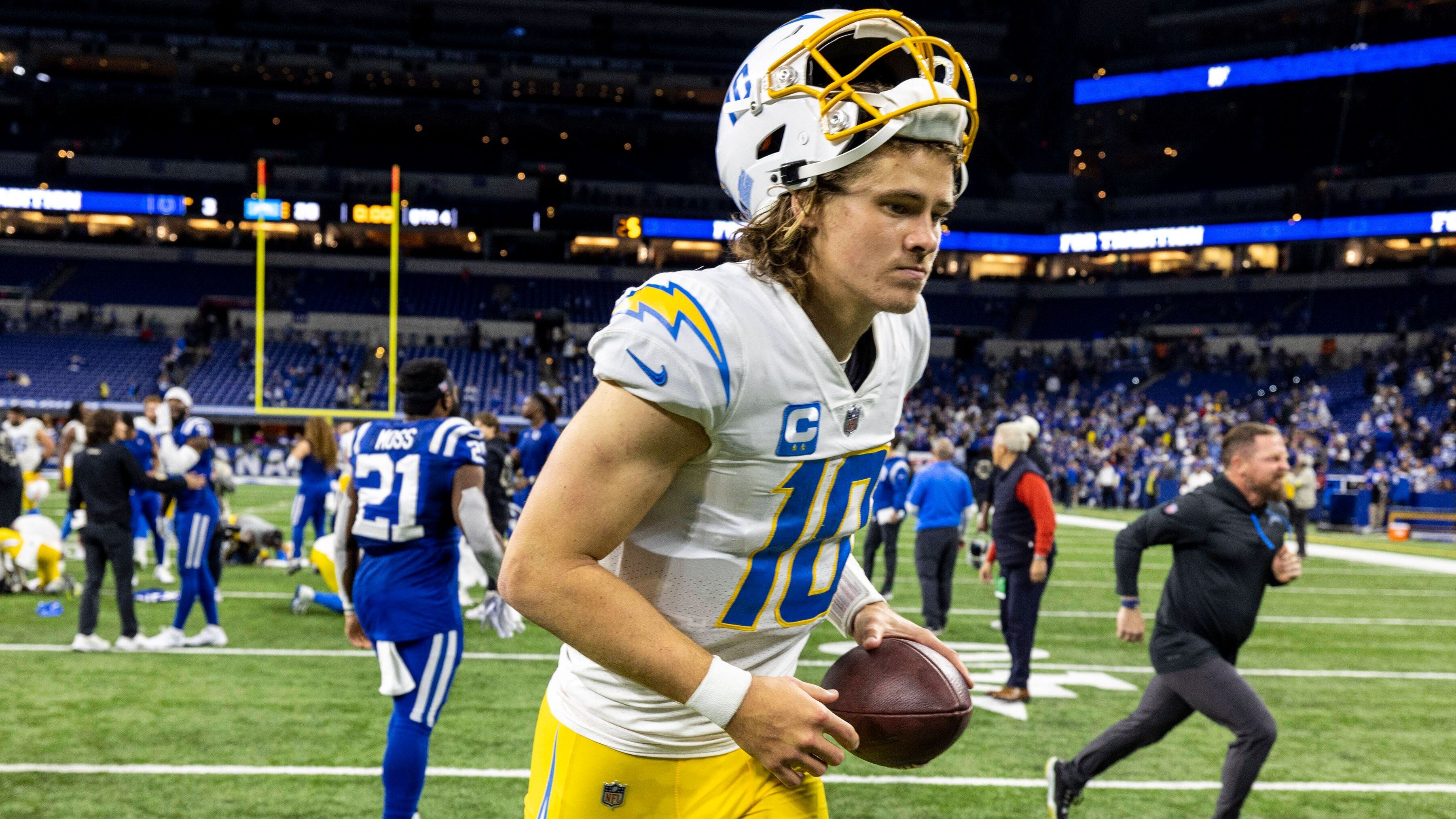 <strong>Los Angeles Chargers: Justin Herbert </strong><br>Position: Quarterback <br>Durchschnittliches Jahresgehalt: 52,5 Millionen US-Dollar <br>Gesamtvolumen: 262,5 Millionen US-Dollar