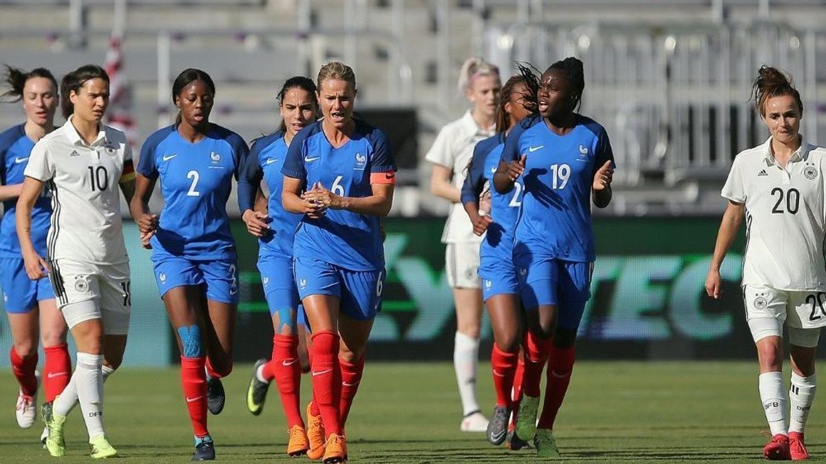Die DFB-Frauen sind chancenlos gegen Frankreich