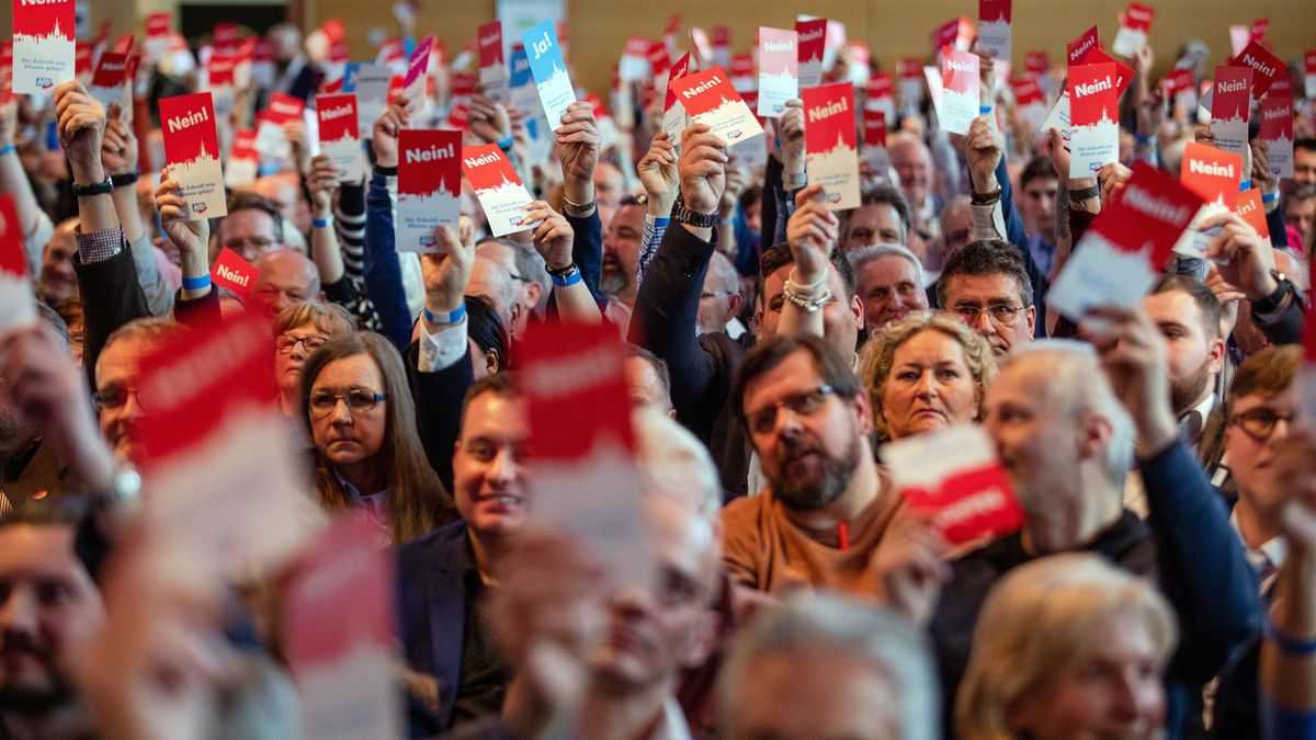 Die AfD im baden-württembergischen Göppingen hat mit einem KI-Bild für sich geworben.