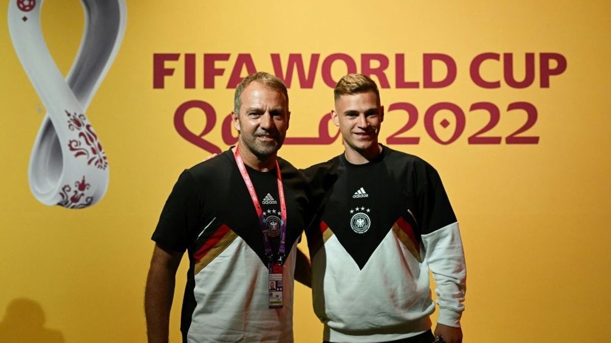 Nationaltrainer Hansi Flick und Joshua Kimmich