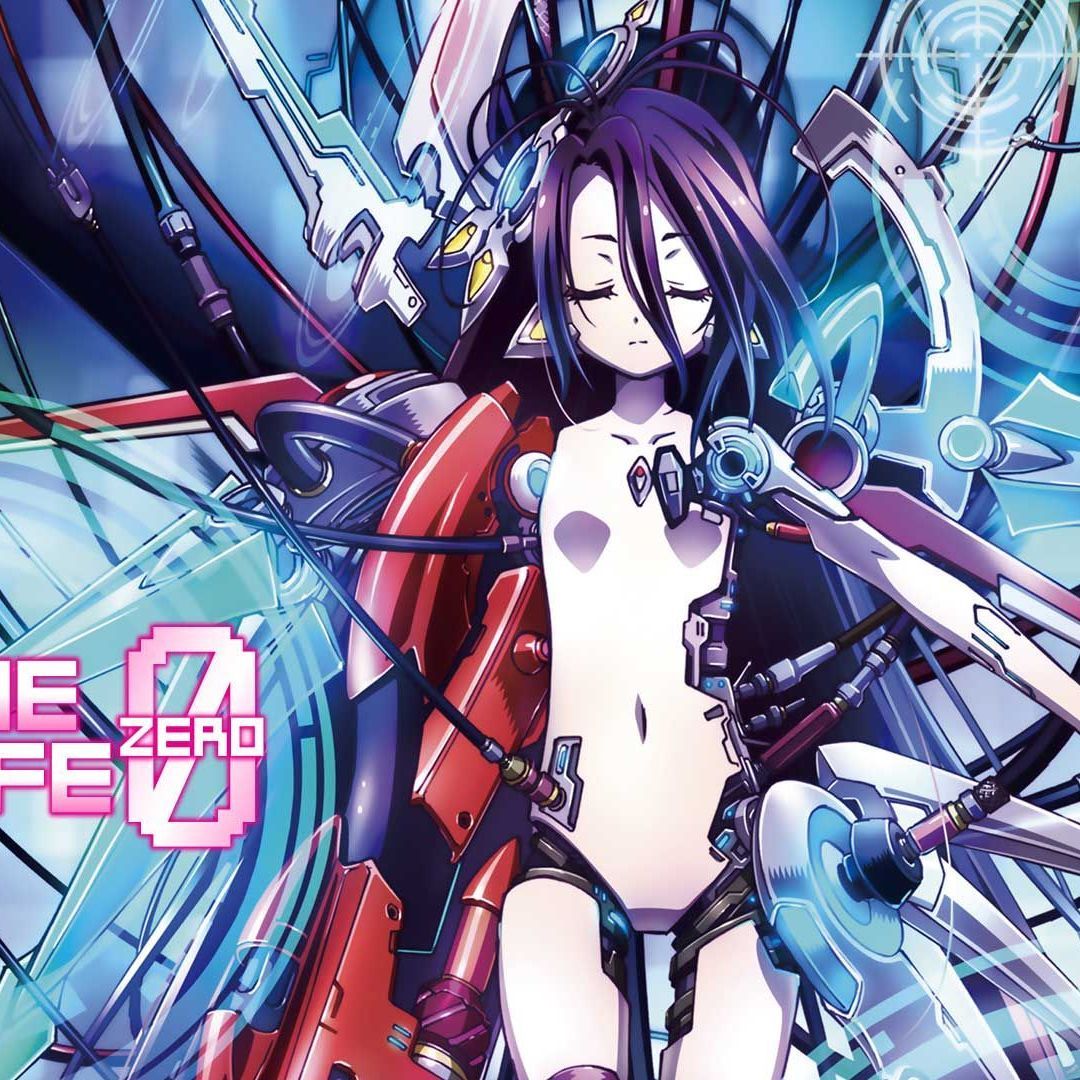 Titelbild des Anime-Films "No Game No Life: Zero" mit der Androidin Shuvi